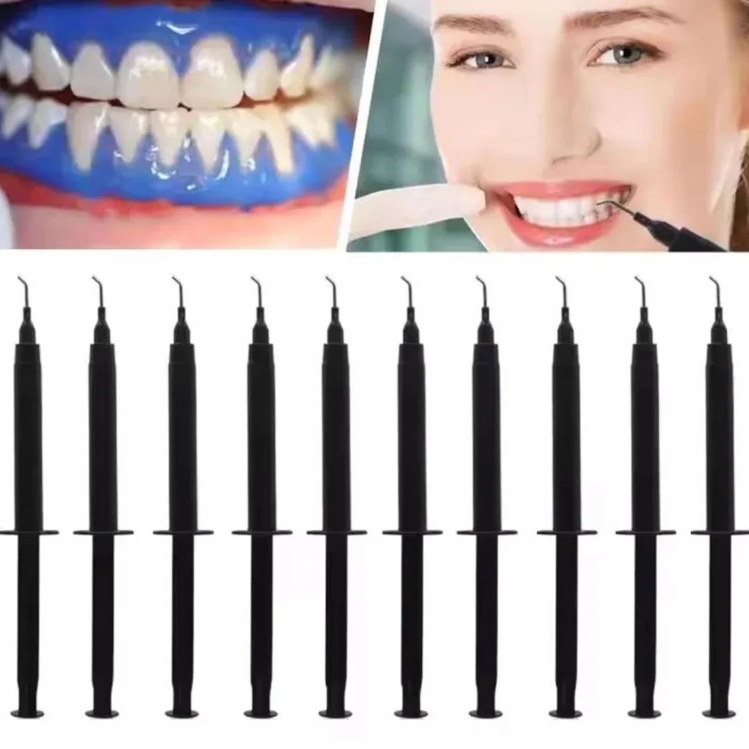 Sbiancamento dentale professionale 6 punte gel protettivo gengivale 3 ml siringa dentale