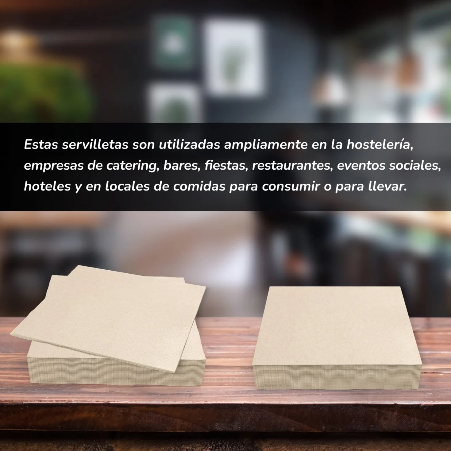 Tovaglioli ecologici Bio-Eco 600 Unità Carta Tissue 100% riciclabile Micropunto 10x10 cm 20x20 cm