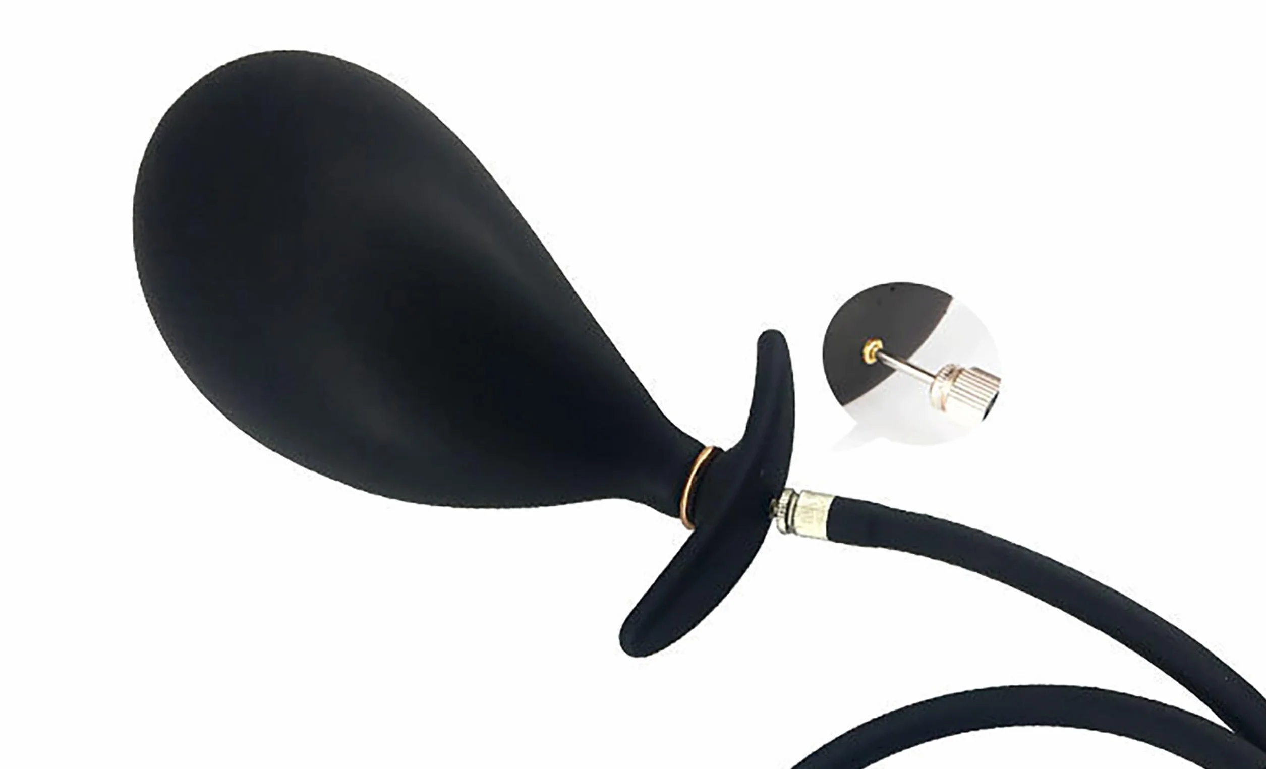 Ball Gag Sex Toys BDSM Kit Bondage Giochi Erotici Uomo Donna (Black)