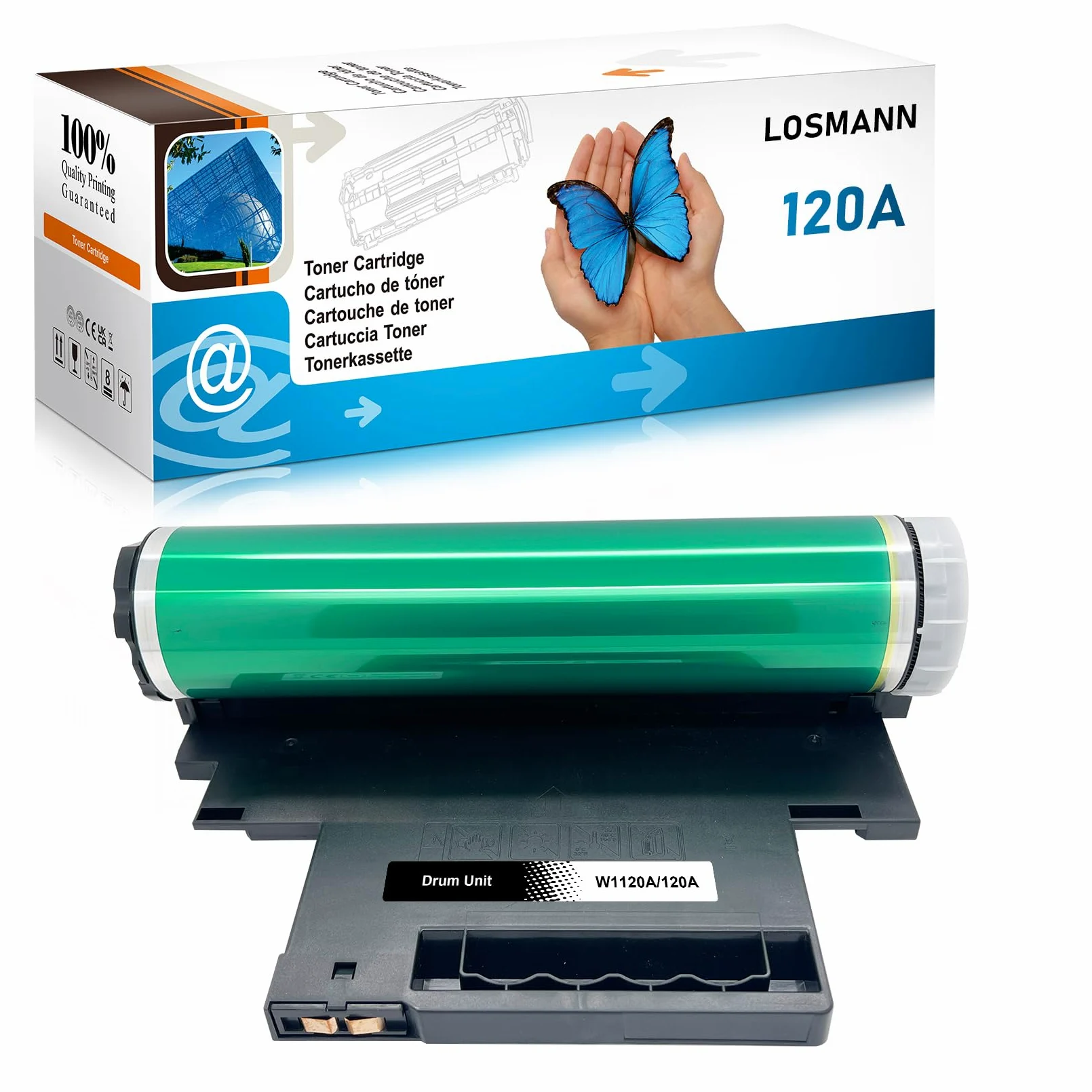 LOSMANN Tamburo 120A compatibile con HP 120A W1120A di ricambio per HP Color Laser 150a 150nw 150 MFP 170 Series MFP 178nw 178nwg 179fng 179fnw 179fwg 179fwg