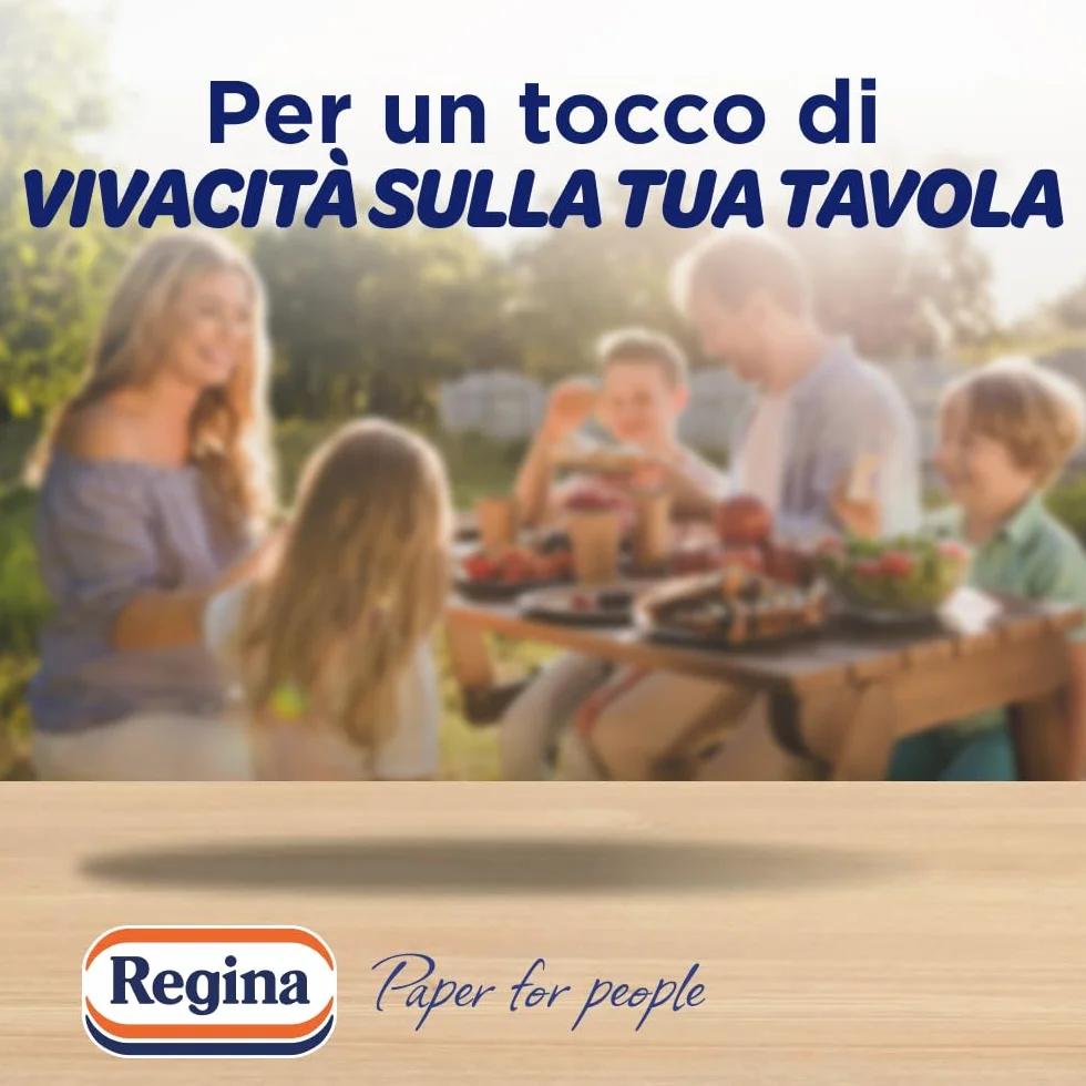 Regina Picnic Tovaglioli a 1 Velo 162 Pezzi, Decorazioni Assortite, 100% Pura Cellulosa Certificata FSC