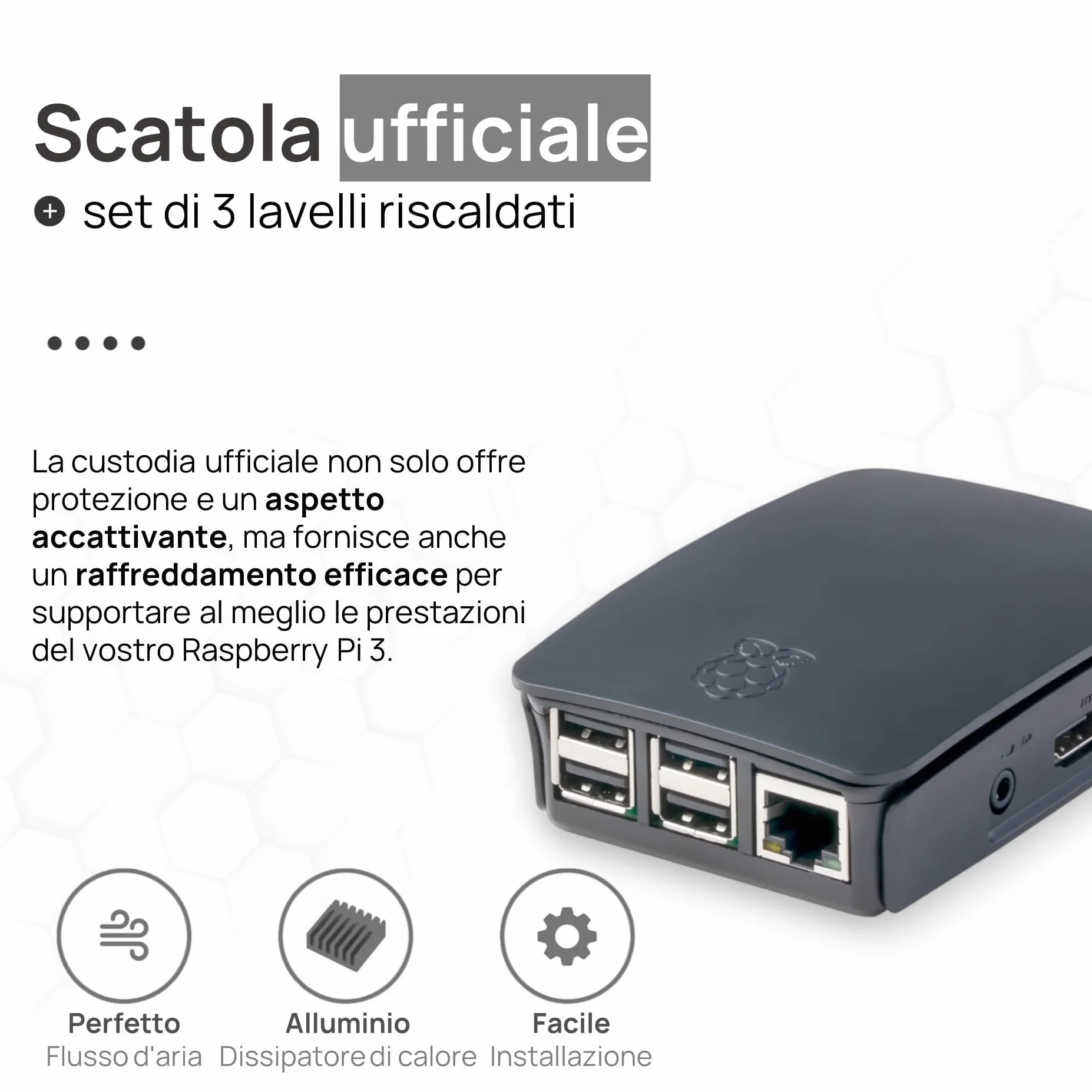 Raspberry Pi 3 B+ Starter Kit 64 GB Alimentatore 13W Alloggiamento Cavo HDMI 4K per Home Assistant Smart Home