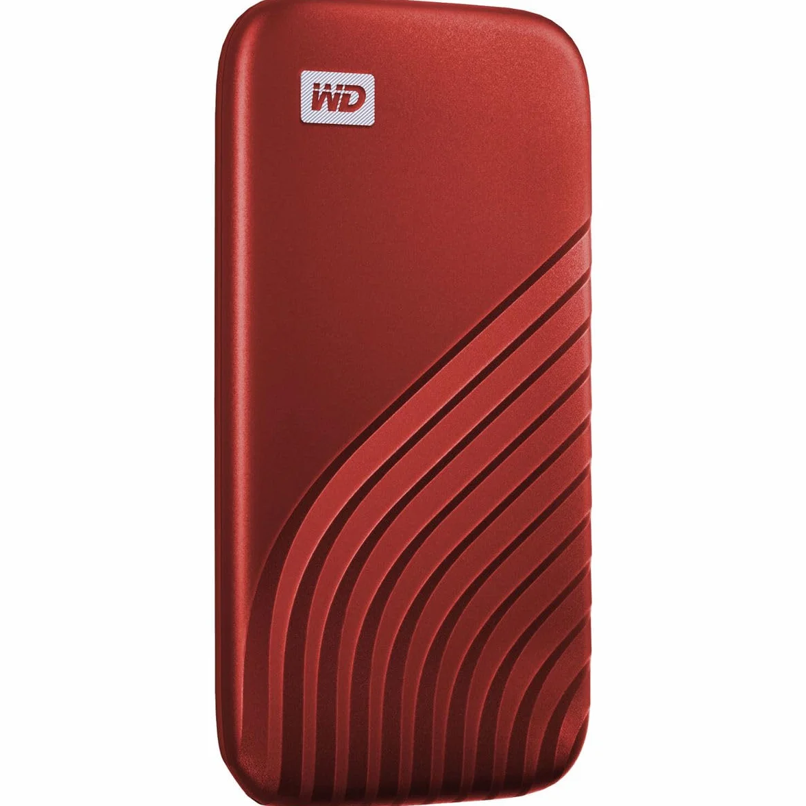 WD My Passport SSD, 2TB SSD Esterno, SSD portatile con tecnologia NVMe, USB-C, con velocità di lettura fino a 1050 MB/s, 1000 MBs in scrittura, funziona con PC, Xbox e Playstation, Rosso