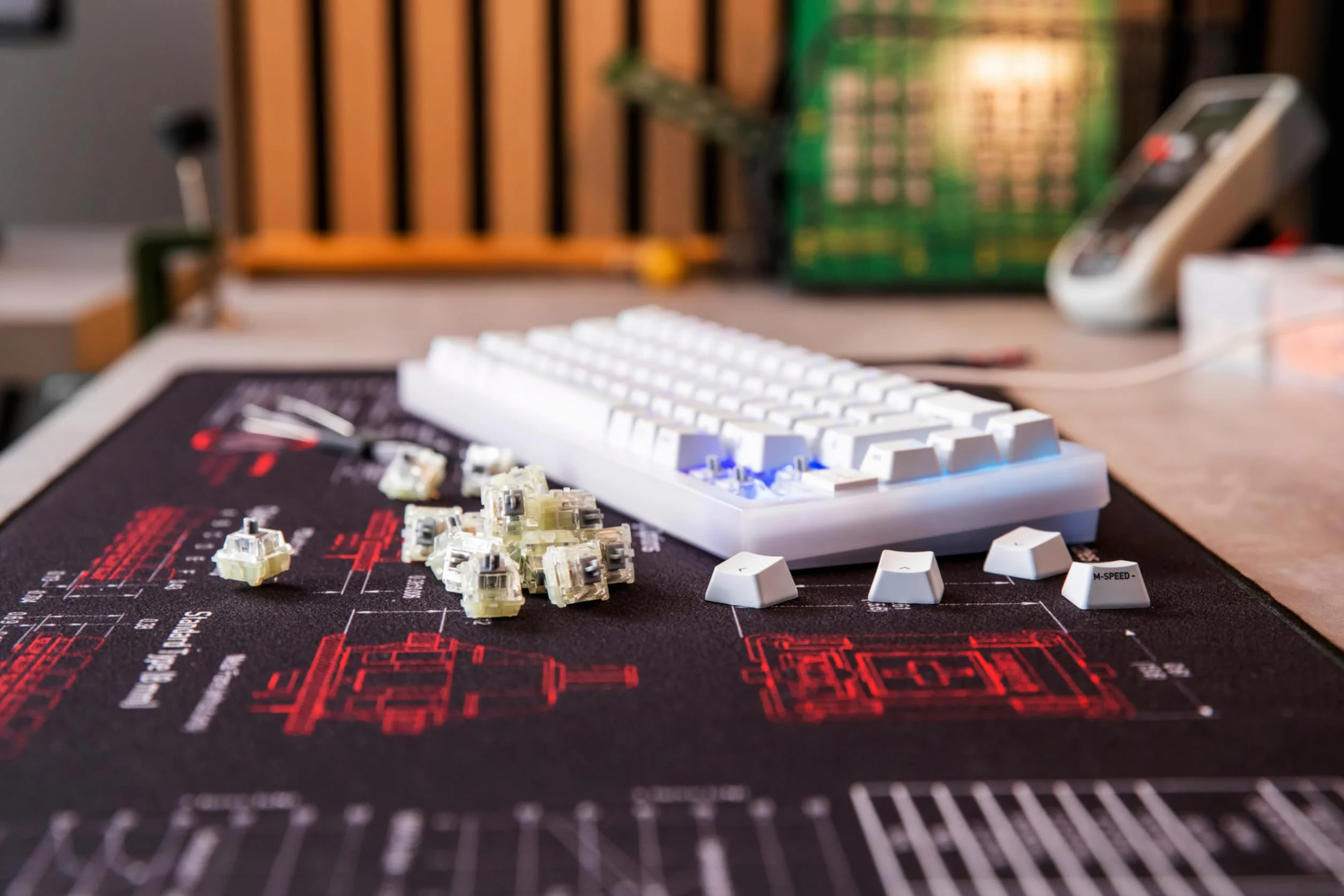 CHERRY MX2A RGB SPEED SILVER Switch Kit, 36 Interruttori Meccanici, Per Tastiera Fai-Da-Te, Hot-Swap o Da Gioco, Switch Lineare Senza Clic, Veloce e Diretto
