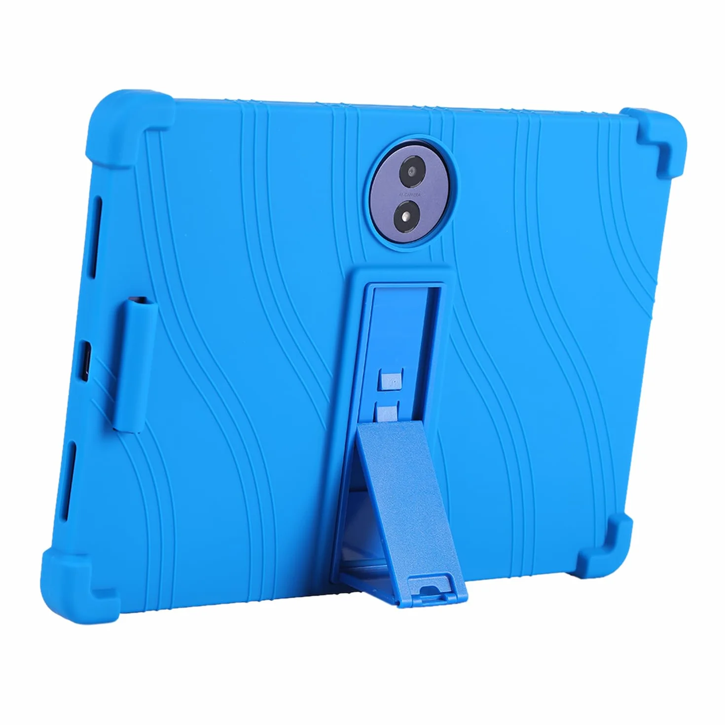 Compatibile Per TCL TAB A1 Plus 12.2 inch 9445X Tablet Custodia protettiva in Silicone Cover con Funzione di Supporto Custodia protettiva con copertura totale contro le cadute (Rosa)