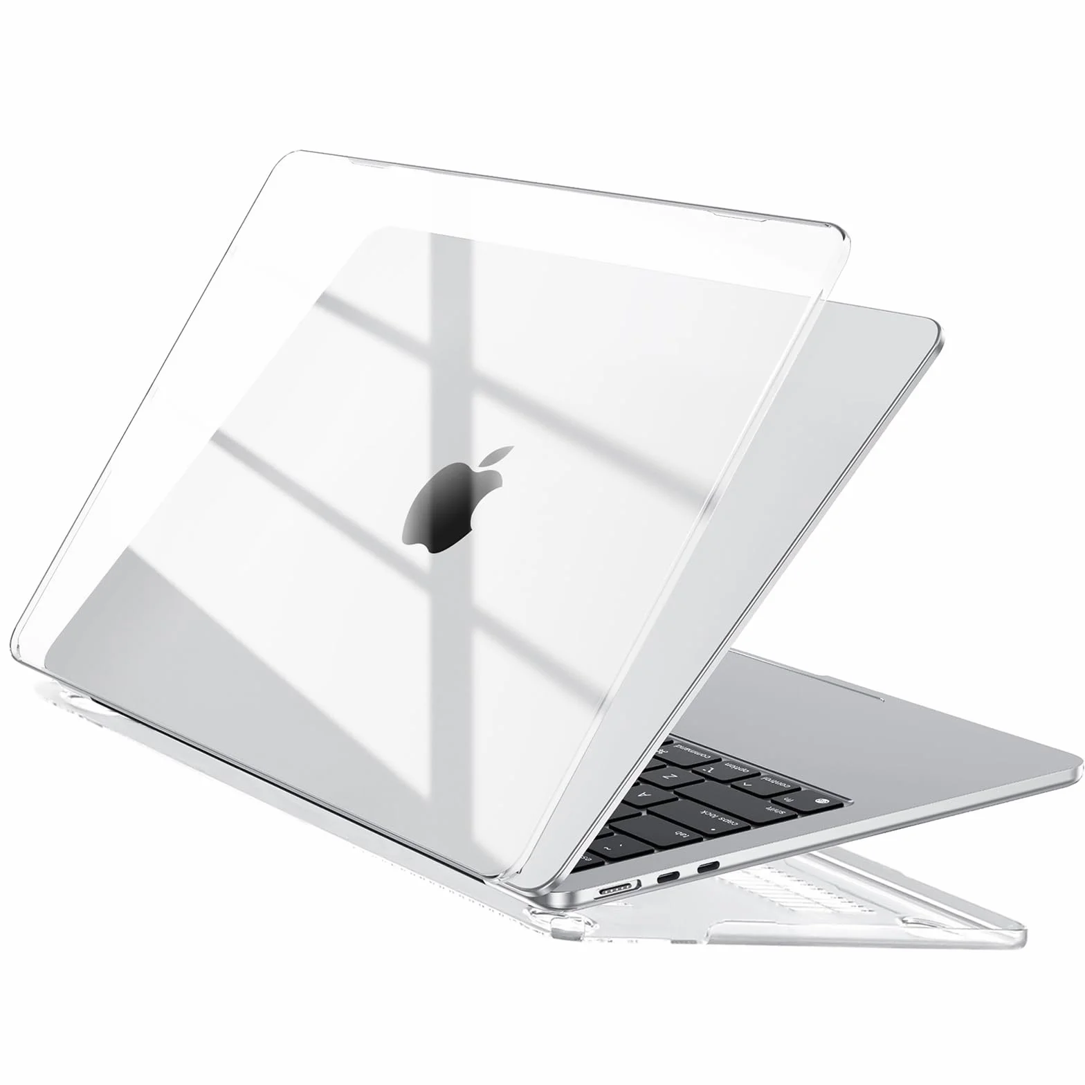 Custodia MacBook Air M4 13,6" M5 M3 M2 2026 2025 2024 2022 Cover Rigida Protezione PC Cristallo Trasparente