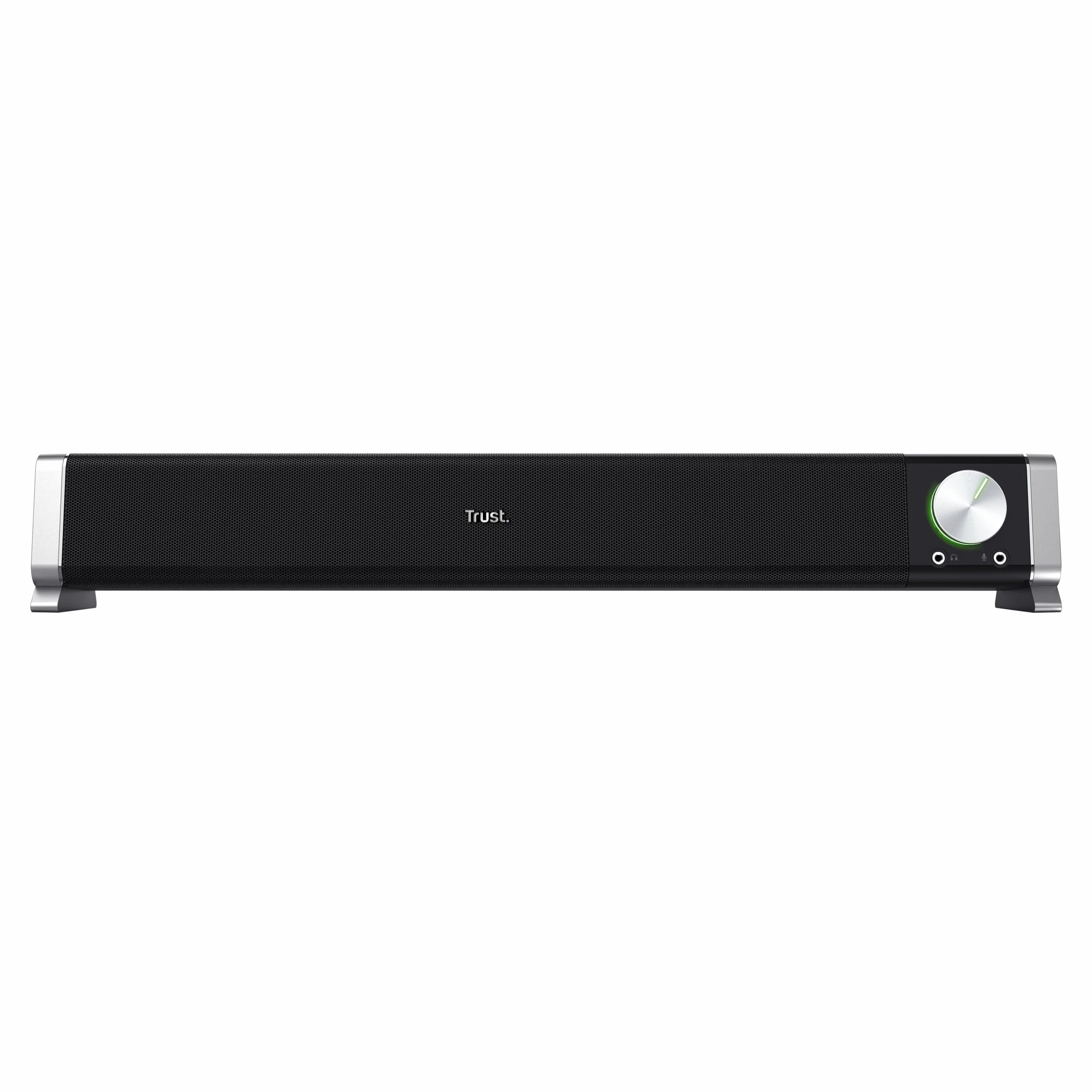 Trust Asto Soundbar PC 12 W Jack 3.5 mm Alimentazione USB Barra Audio Compatta Altoparlanti per Computer Nero
