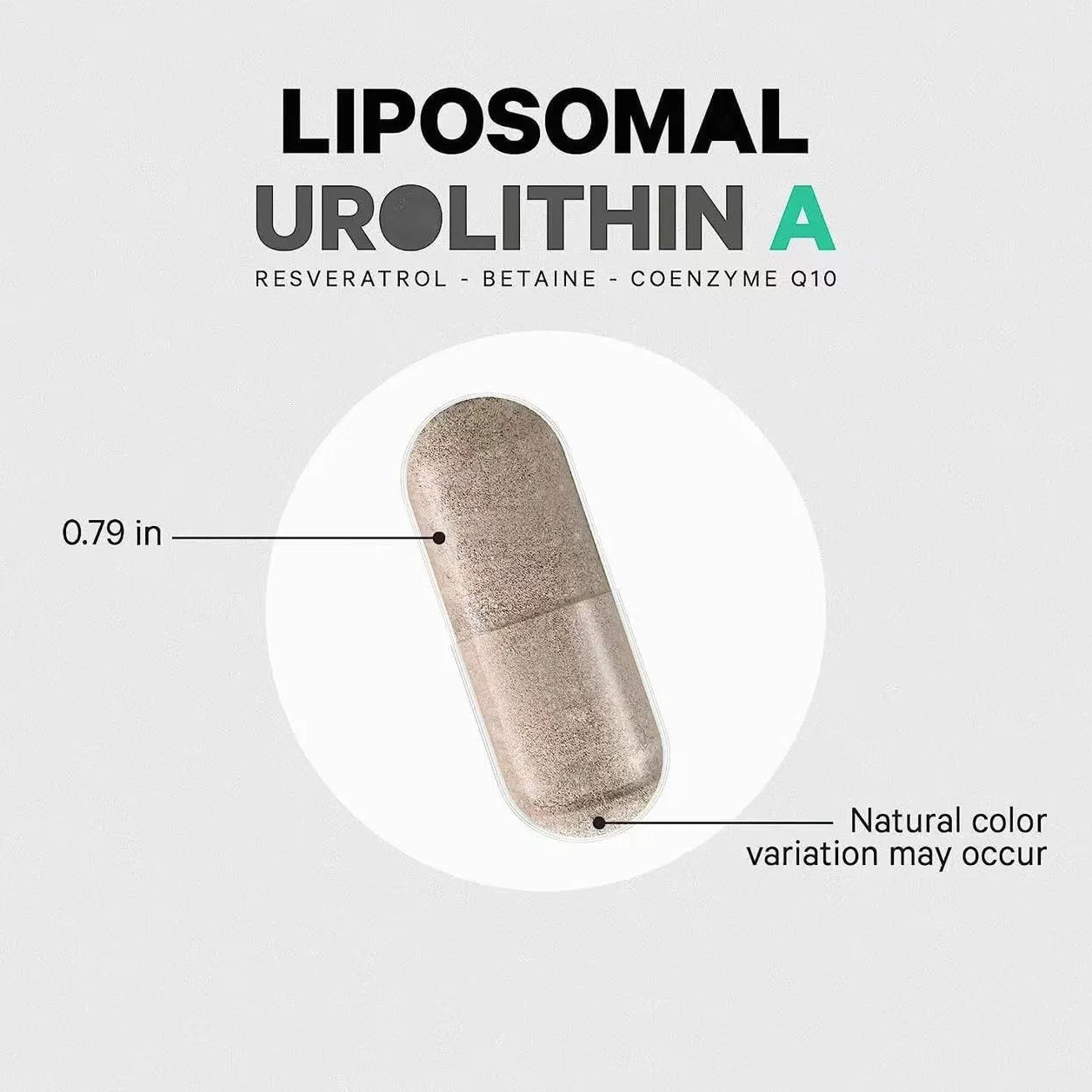 Urolitina liposomale A Biodisponibilità migliorata resistenza muscolare Formula vegana Non OGM