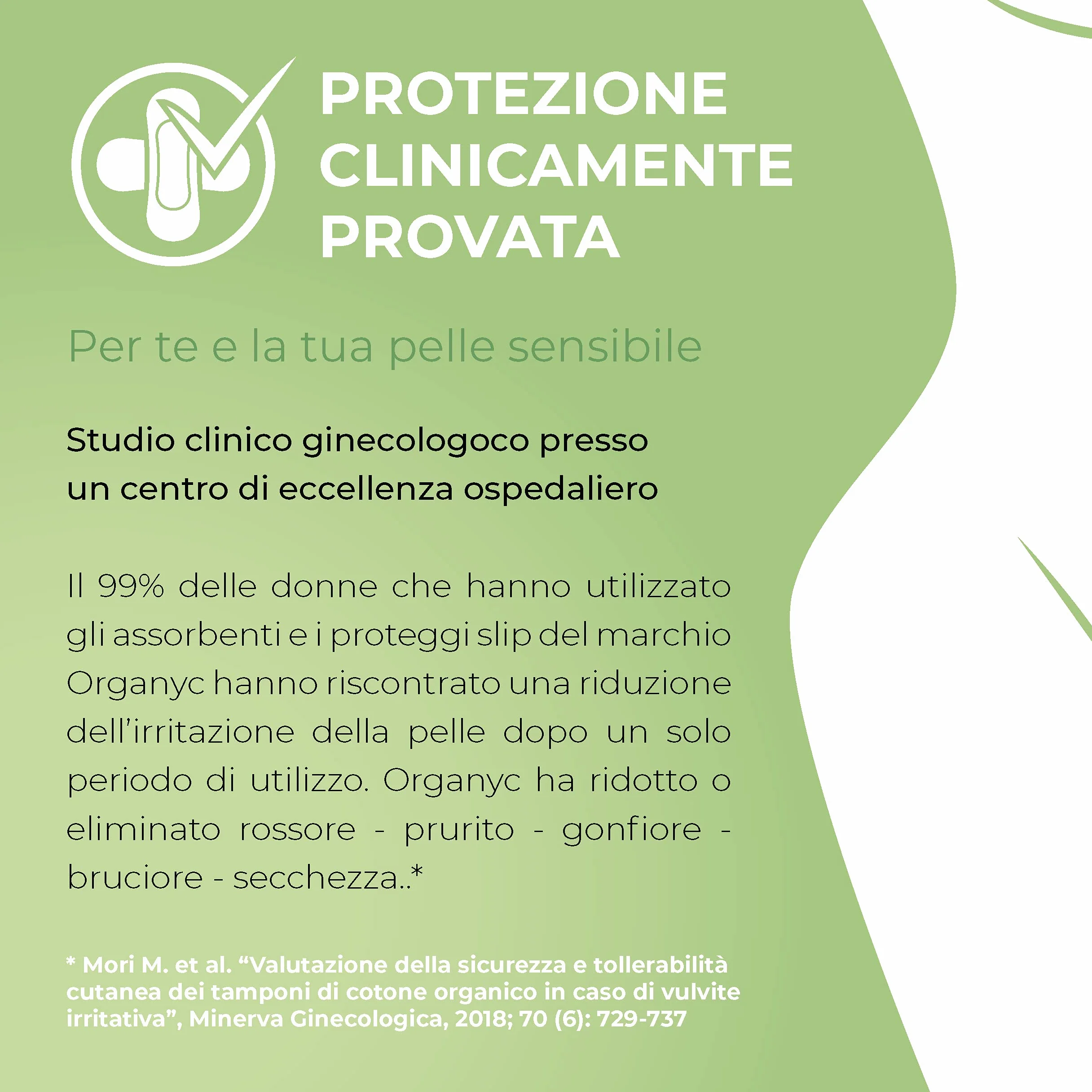 Organyc Proteggi Slip Extra lungo 100% cotone biologico 20 sztuk