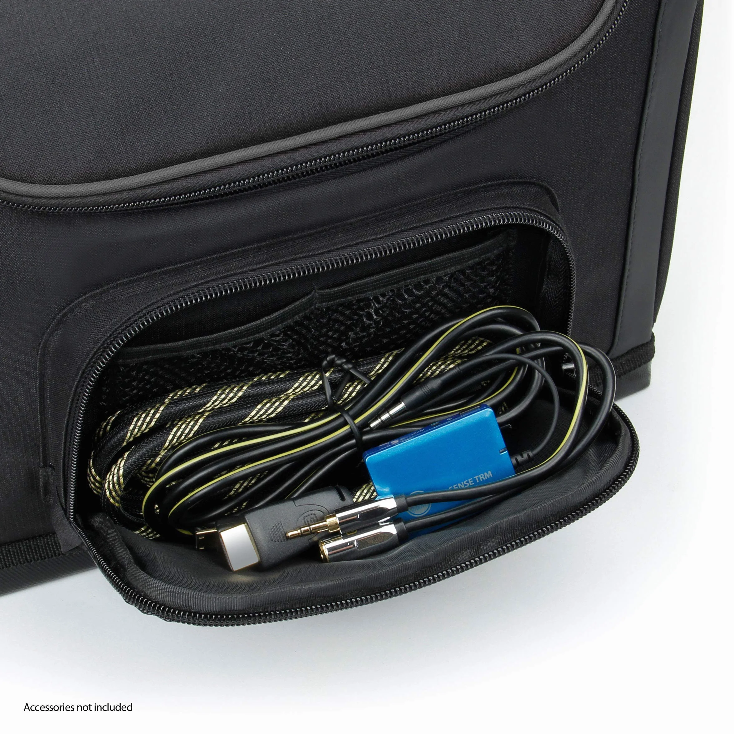 USA Gear Borsa Mini Proiettore 4K - Piccola Custodia per Proiettore Portatile con Divisori Personalizzabili Compatibile con XuanPad Projector 2024, Elephas, Mini YOTON Y3 - Nero