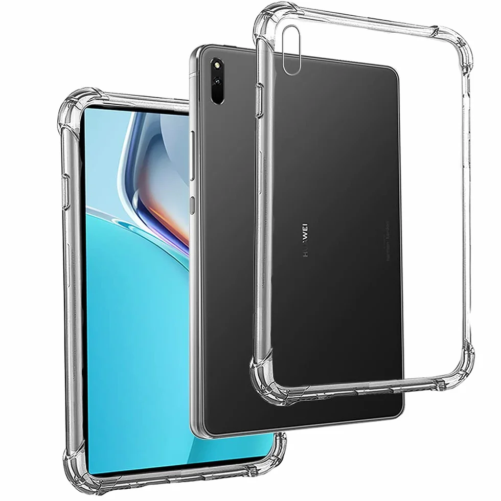 REY Cover in Gel TPU Anti-Shock per Huawei MATEPAD 11 (10,95"), Morbido Silicone Custodie Protettivo Case, Anti-Scratch, Protettiva Sottile Back Cover