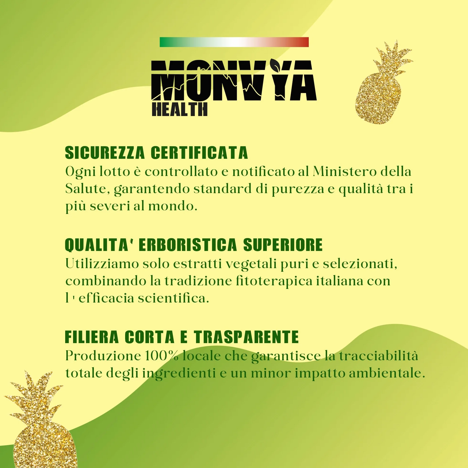 Monvya Health Drenante Forte con Bromelina 500ml Detox Cellulite Digestivo Gambe Leggere