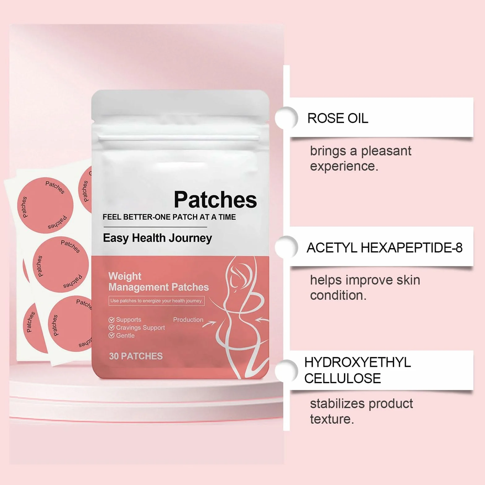 Cerotti Dimagranti Metabalance Patch, 90 Pezzi, Slimming Patch per Dimagrire, Ingredienti Naturali