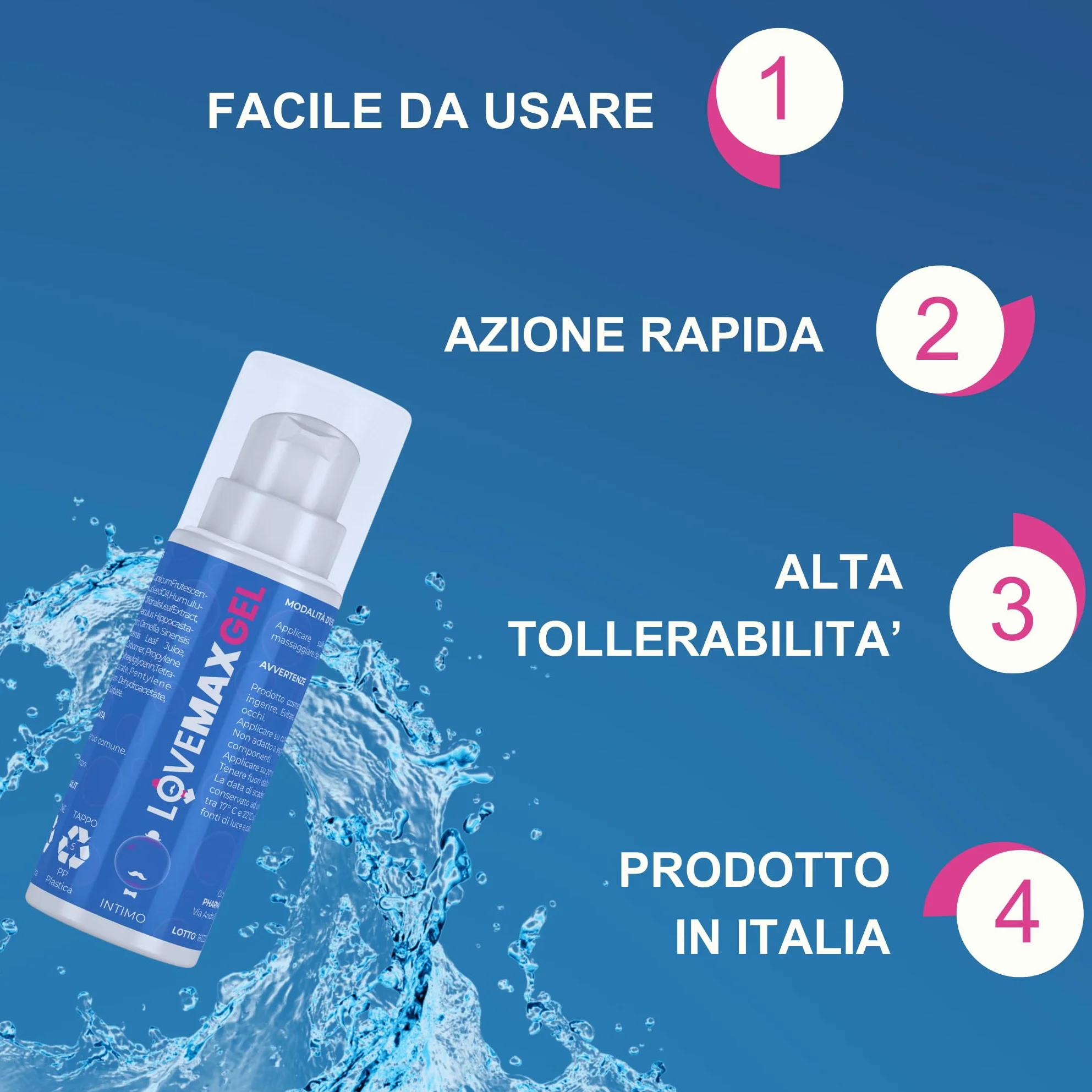 Gel stimolante per erezione uomo 30 ml forte e duratura