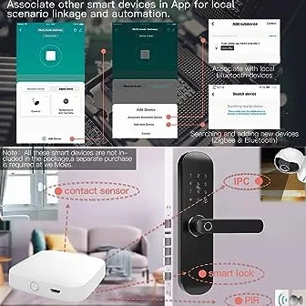 MOES Tuya ZigBee e BLE Multi-mode Smart Home Gateway WiFi Mesh Hub, funziona con Tuya ZigBee o prodotti BLE Smart Home, controllo vocale tramite Alexa Google Home