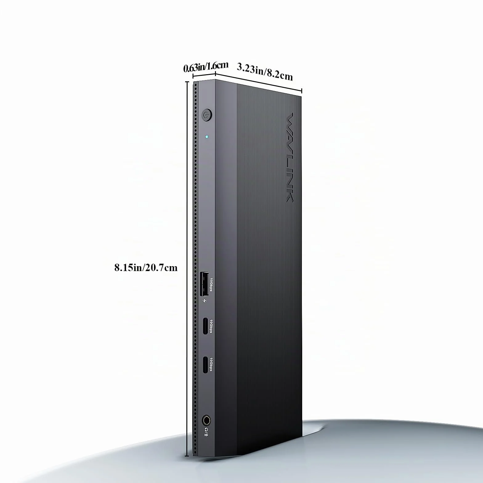 Docking station USB-C WAVLINK 12-IN-1, alimentazione 100 W, 2DP+HDMI, 4 USB-A, 2 USBC Gigabit Ethernet 10 Gps, dock per laptop con triplo display