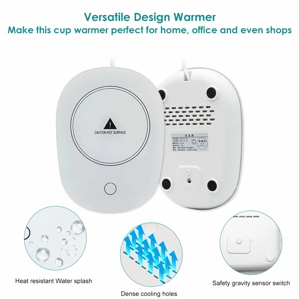 Scalda Tazza USB,Scalda Tazza,Scalda Bevande,Scaldatazze da Caffè,Sottobicchiere Elettrico,Sottobicchieri Riscaldante Scalda Bevande,Scrivania Beverage Warmer