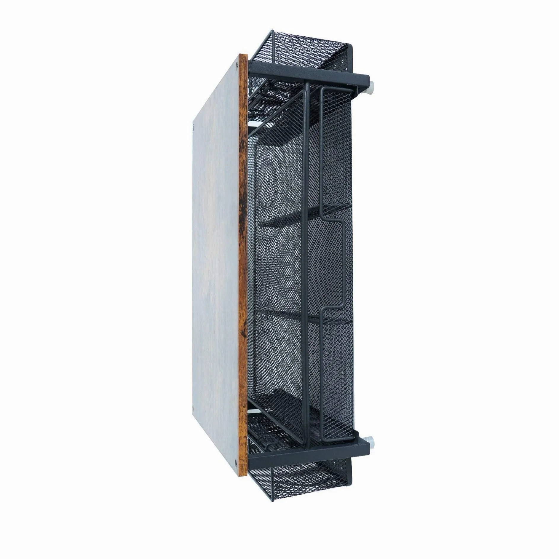 Supporto per monitor in metallo da 12 mm con ripiano per la disposizione della scrivania e l'area di lavoro Supporto per doppio monitor