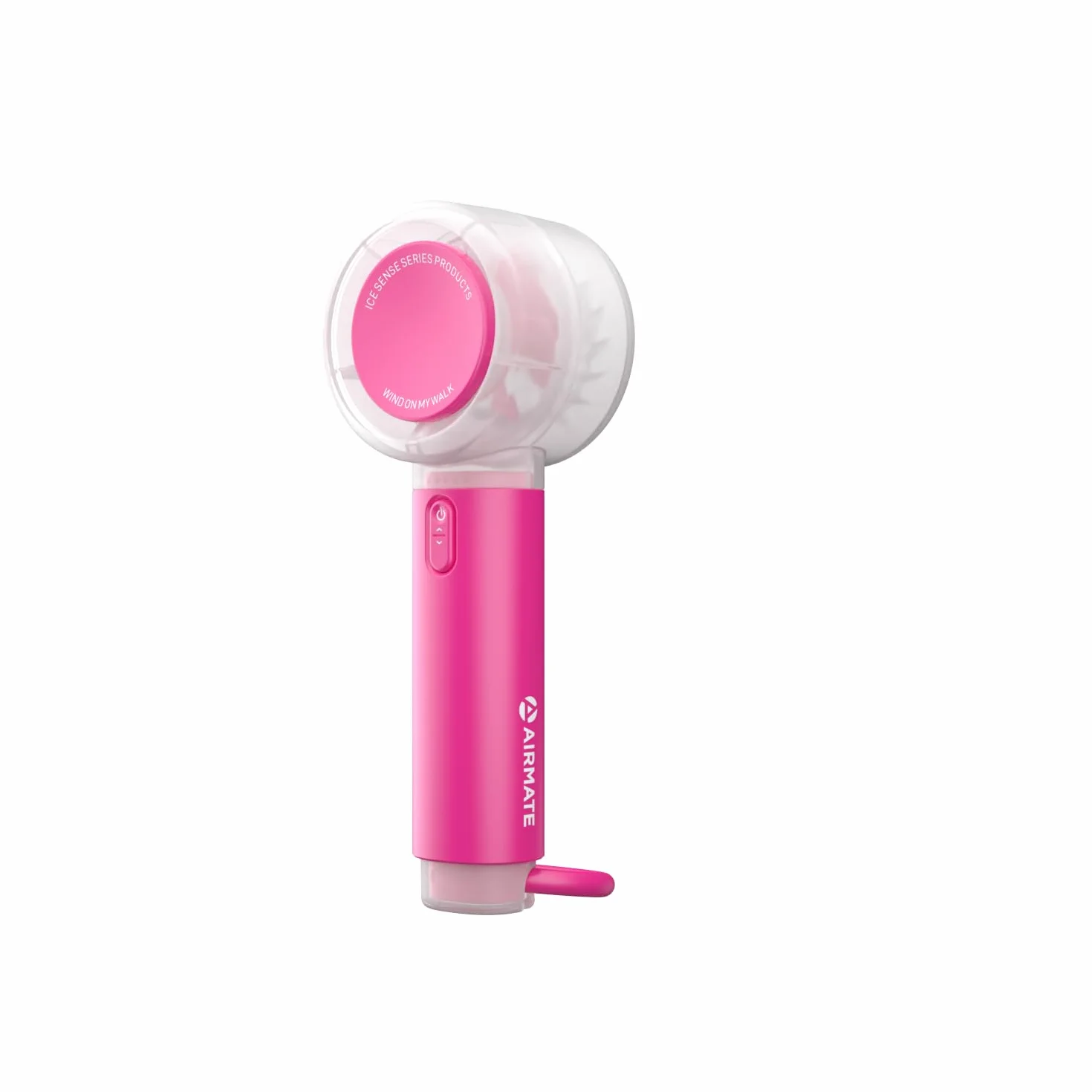 AIRMATE Ventilatore Portatile, Mini Ventilatore USB Ricaricabile, Mini Ventilatore Turbo con Potenza di Ventilazione Ultra Potente a 13000 giri, Ventolino Portatile per Viaggi, All'aperto - Rosa