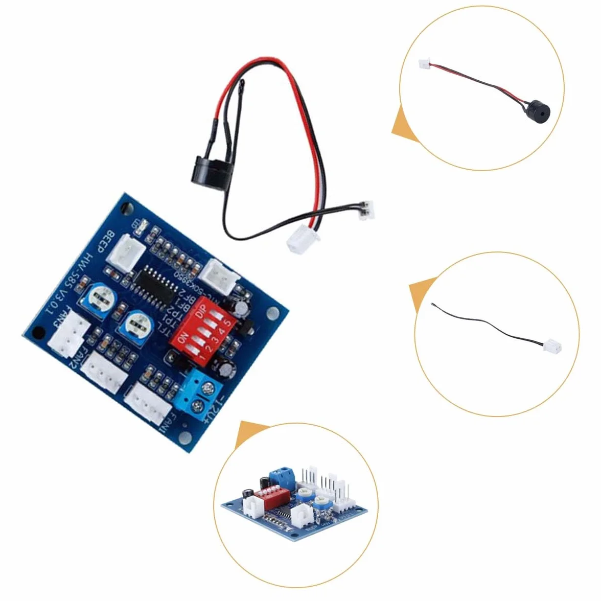 Modulo regolatore di velocità ventola PWM 4 fili 12V CC per PC