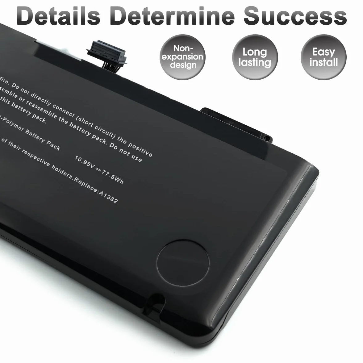 A1382 Laptop Batteria per MacBook Pro 15-inch A1286 (Early 2011, Late 2011, Mid 2012) MC721LL/A MD318LL/A MD322LL/A MC723LL/A MD035LL/A MD103LL/A MD104LL/A 10.95V