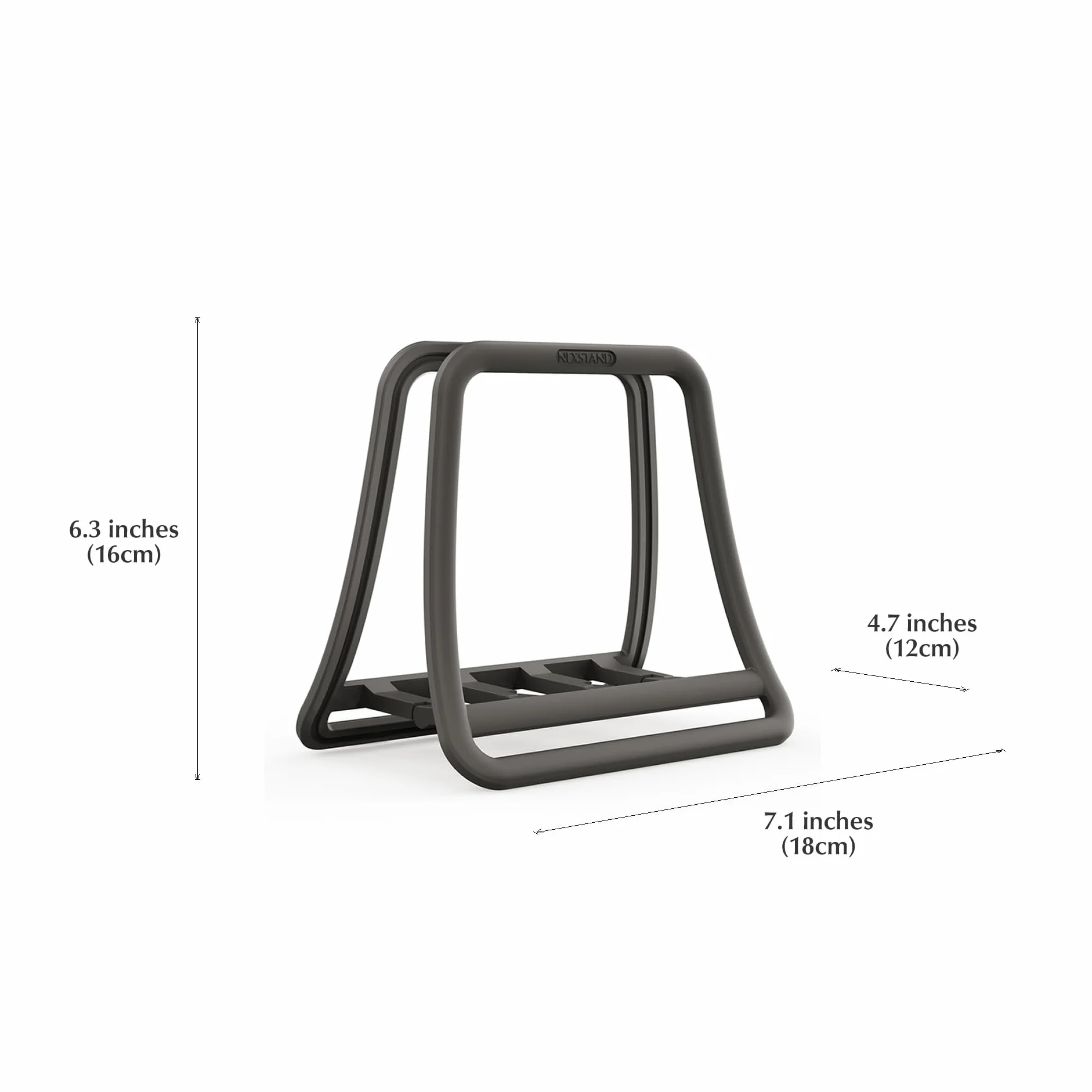 Nexstand K11 Supporto verticale per computer portatile, bianco, supporto per computer portatile, organizer salvaspazio per tutti i MacBook, Surface, Samsung, HP, Dell