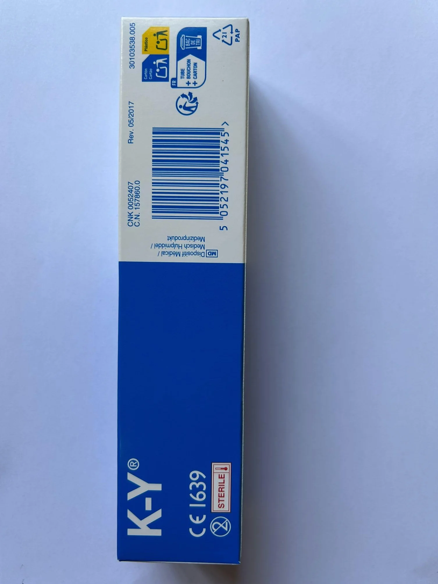 K-Y lubrificante sterile 82g set 3 tubi