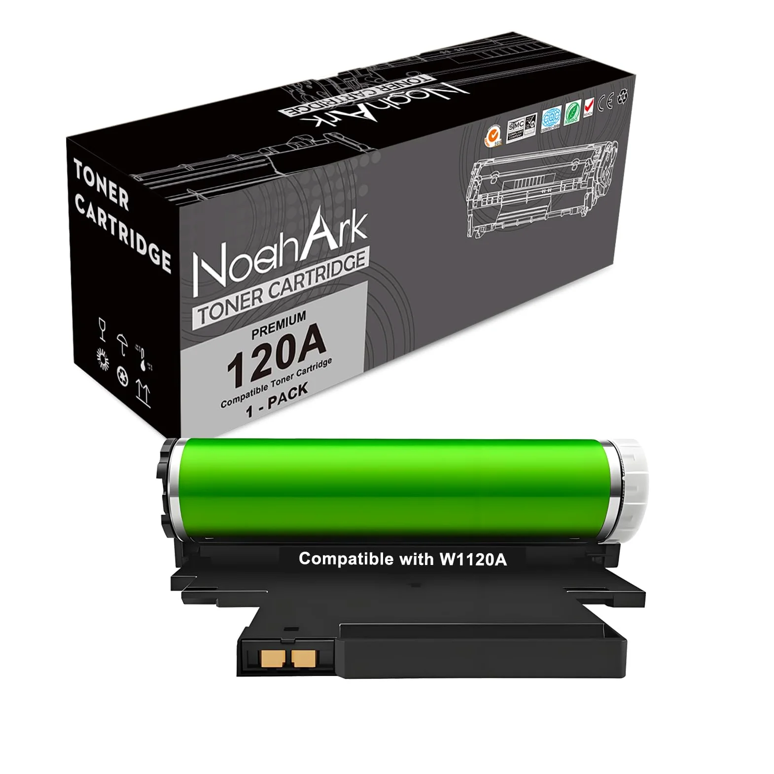 NoahArk Compatibile per 120A W1120A Unità tamburo per HP Color Laser MFP 179fnw 178nw Color Laser 150nw 150a Color Laser MFP 178nwg 179fwg MFP 178nw 179fnw 150a 150w 150nw 16000 pagine(1 Pacchetto)