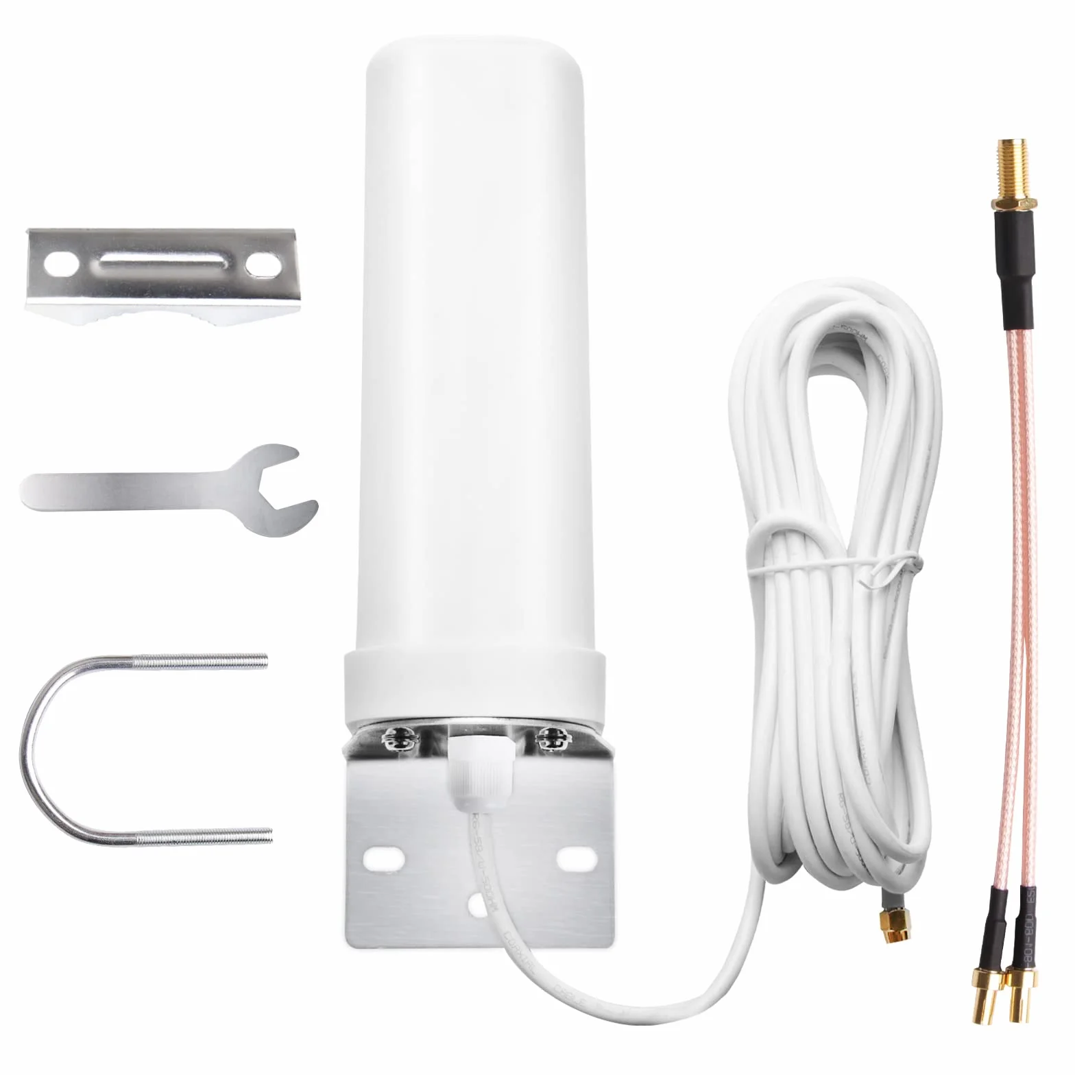 Antenna 4G LTE SMA maschio antenna esterna Omnidirezionale SMA Antenna compatibile con router modem 3G 4G impermeabile per router mobile hotspot telefono domestico senza fili