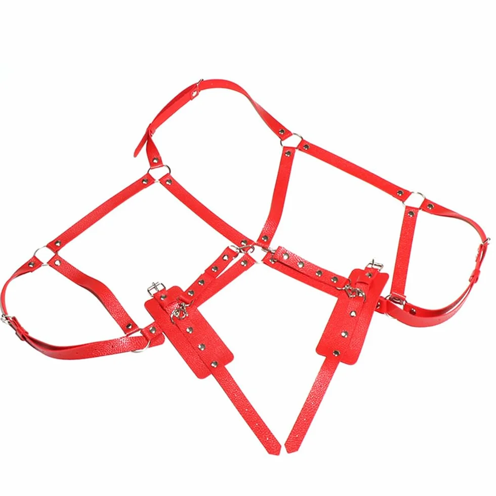 Cintura di fissaggio multiuso decorativa da donna in pelle multi-fibbia regolabile