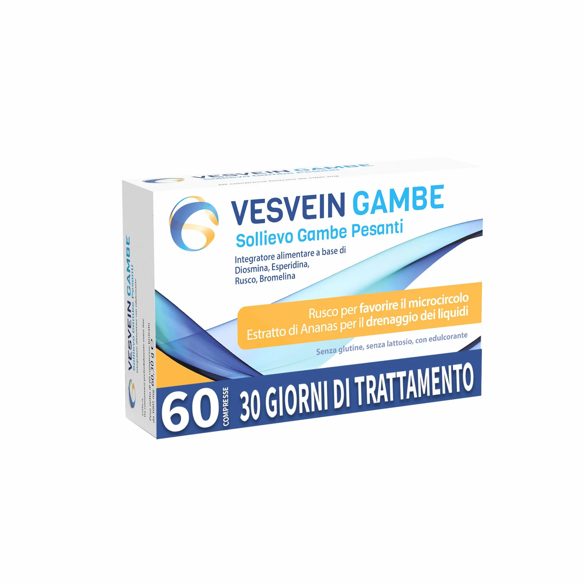 Diosmina Esperidina Bromelina integratore gambe pesanti 60 compresse