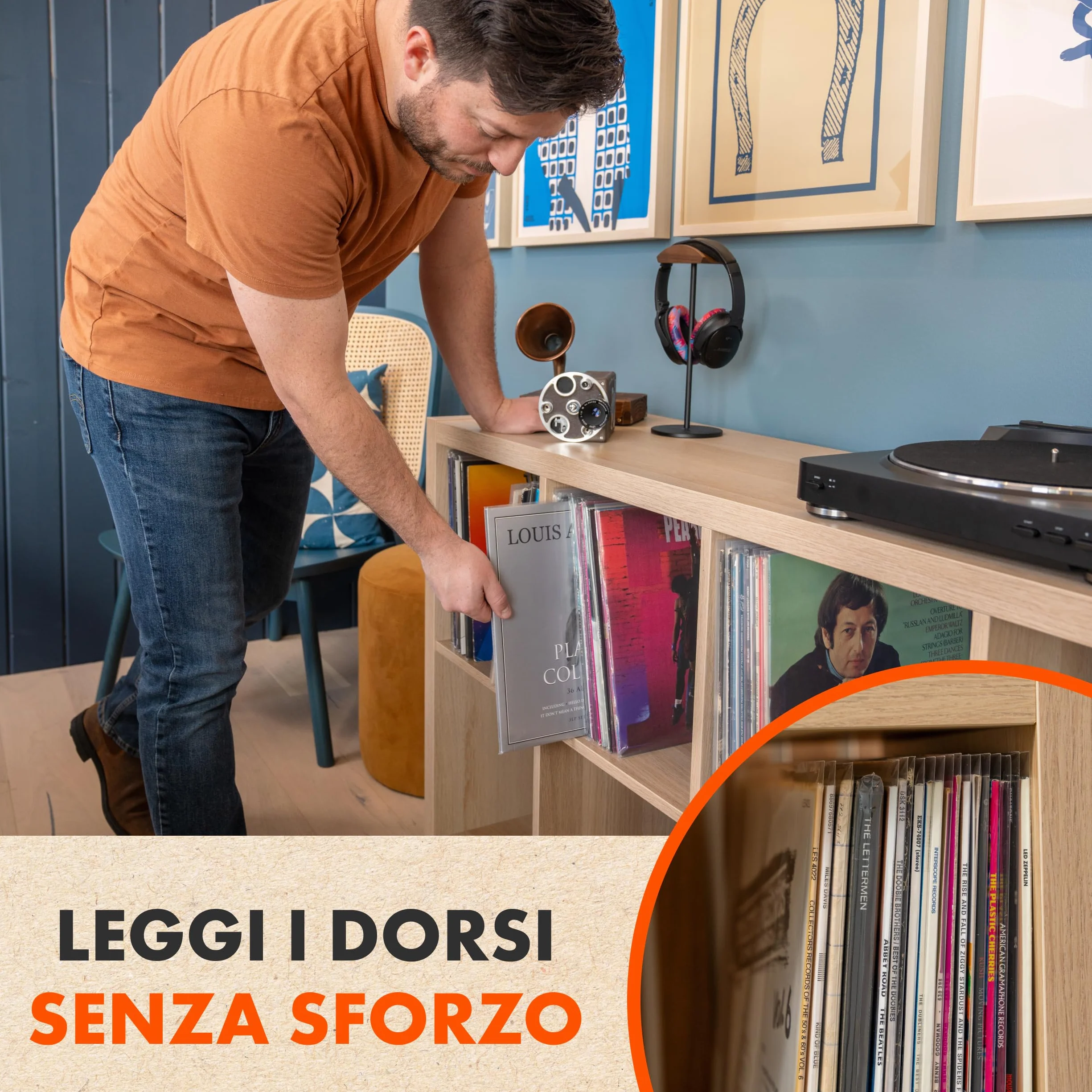 50x Trasparente 33 Giri Buste Per Vinile STANDARD | CRYSTAL Esterne Plastica Custodie Per Singoli e Doppi LPs | Protettive Polipropilene Vinile Copertine