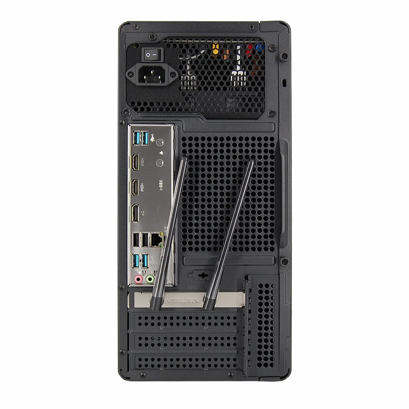 EXTREMEBIT PRO PC Computer Assemblato, Processore Core i5-10400, Memoria Ram 16GB, Disco SSD 1TB, Connessione WiFi + BT, Win 11 PRO - Nero