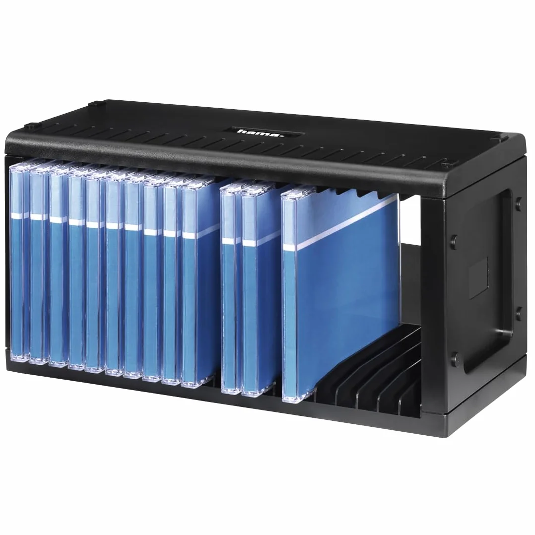 Hama Porta CD per 20 Dischi, Nero