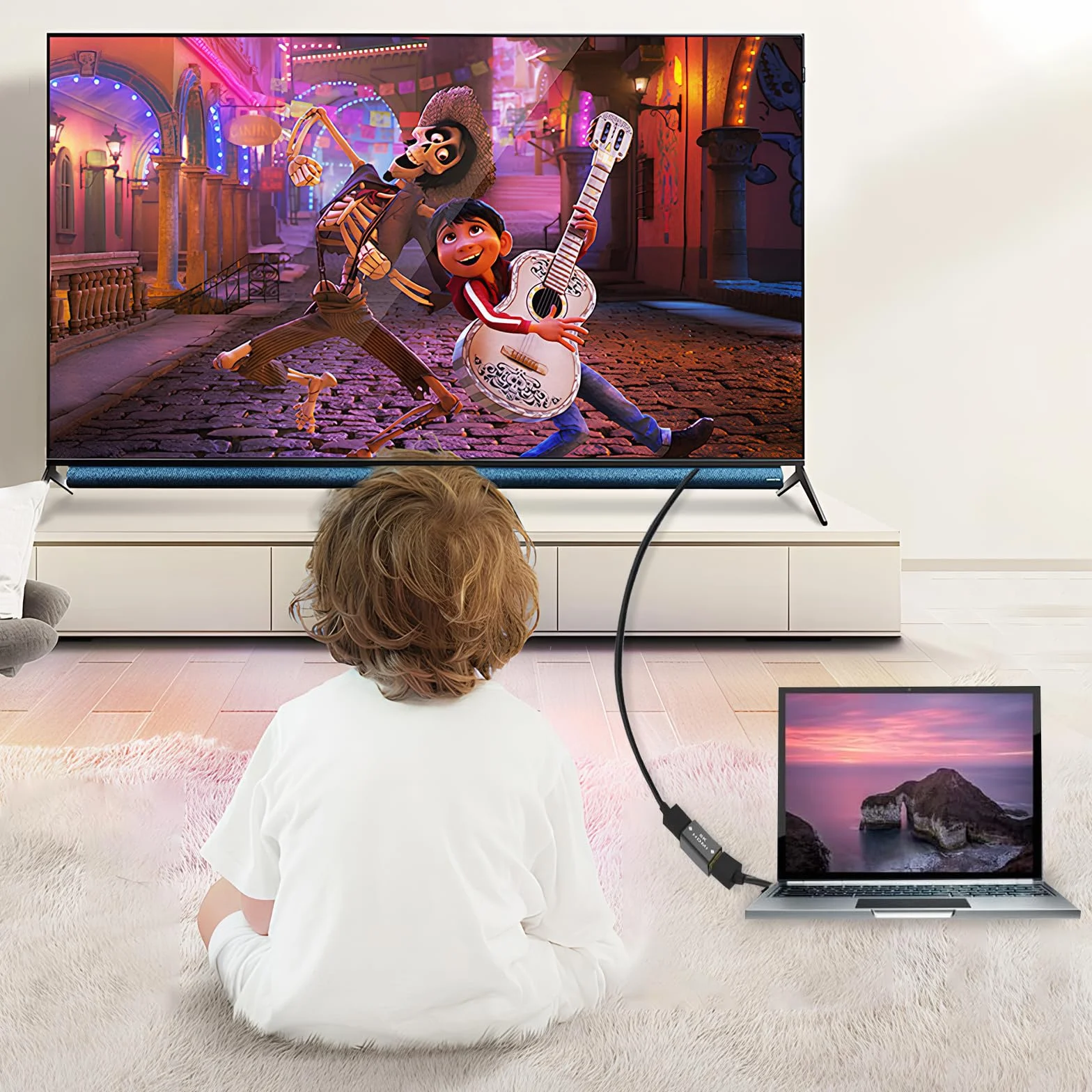 Set di 4 adattatori 8 K HDMI, connettore HDMI 2.1 femmina a femmina, da DP a HDMI, adattatore per DSLR, videocamera, laptop, tablet, HDTV, proiettore, fotocamera