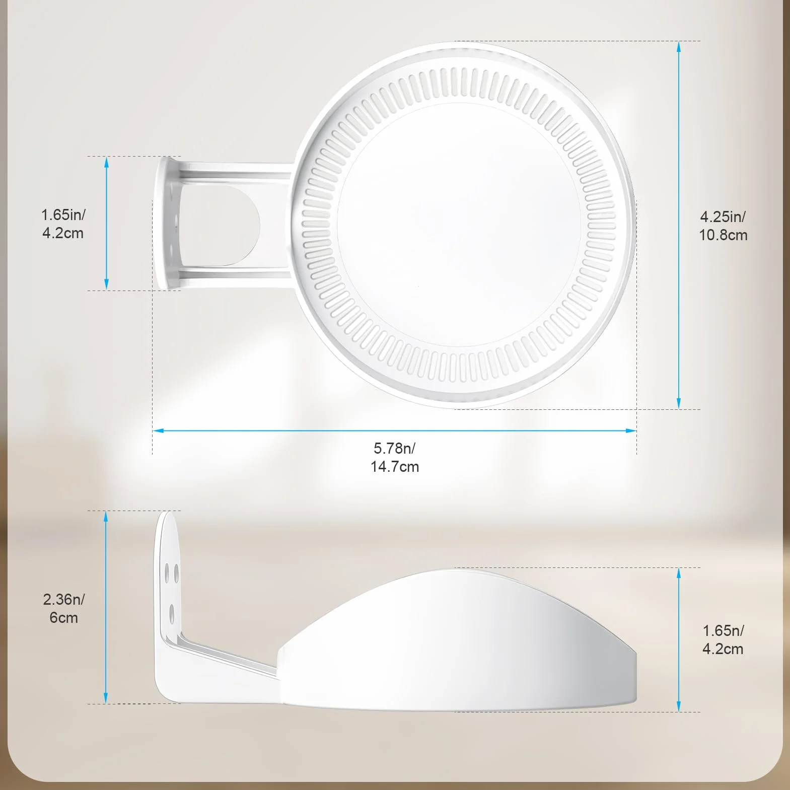 Staffa Supporto di montaggio a parete per TP-Link Deco XE75 Pro/XE75/PX50 (confezione da 1)