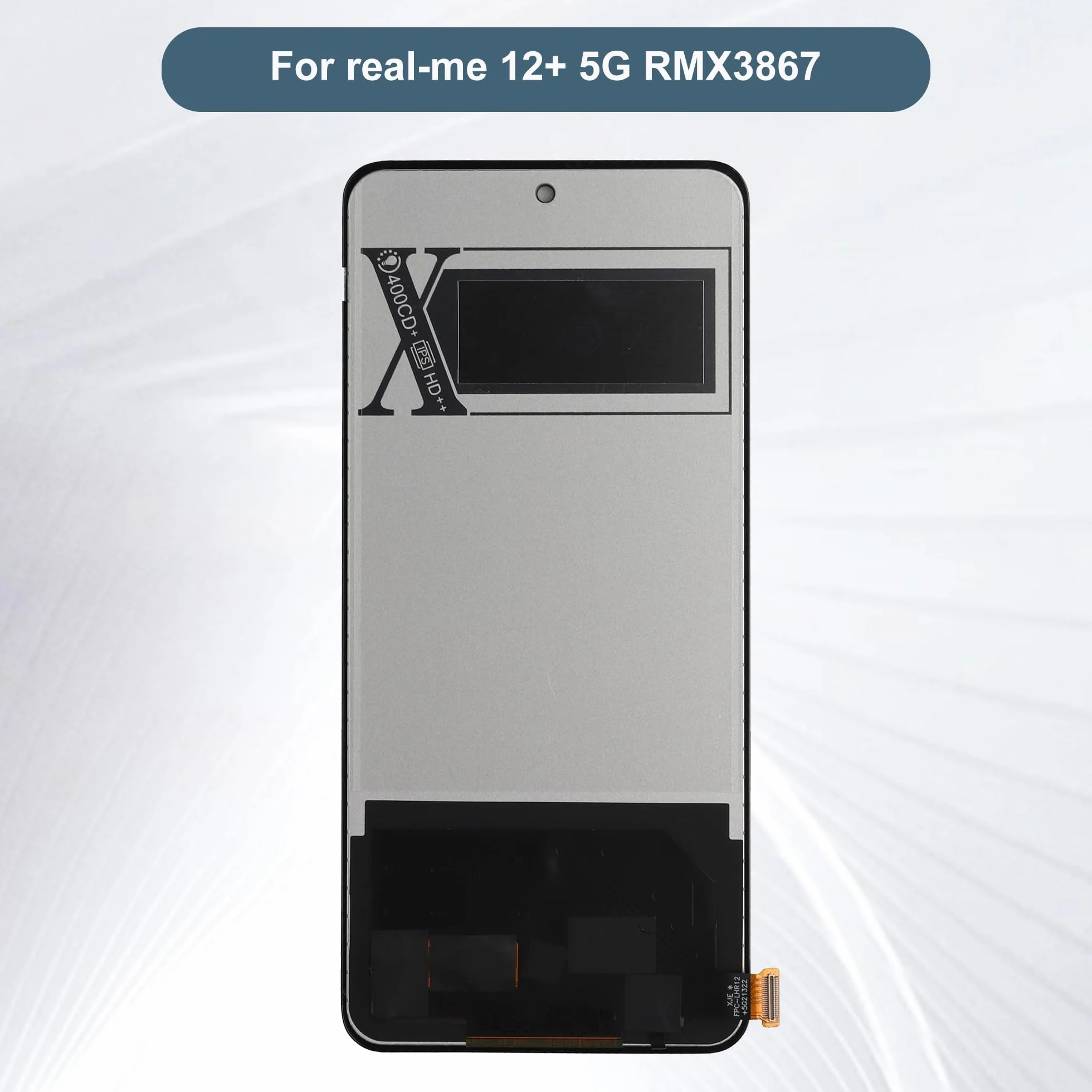 Display di ricambio compatibile con Realme 12+ 5G RMX3867 da 6,67" LCD Display Touch Screen Assembly con strumenti