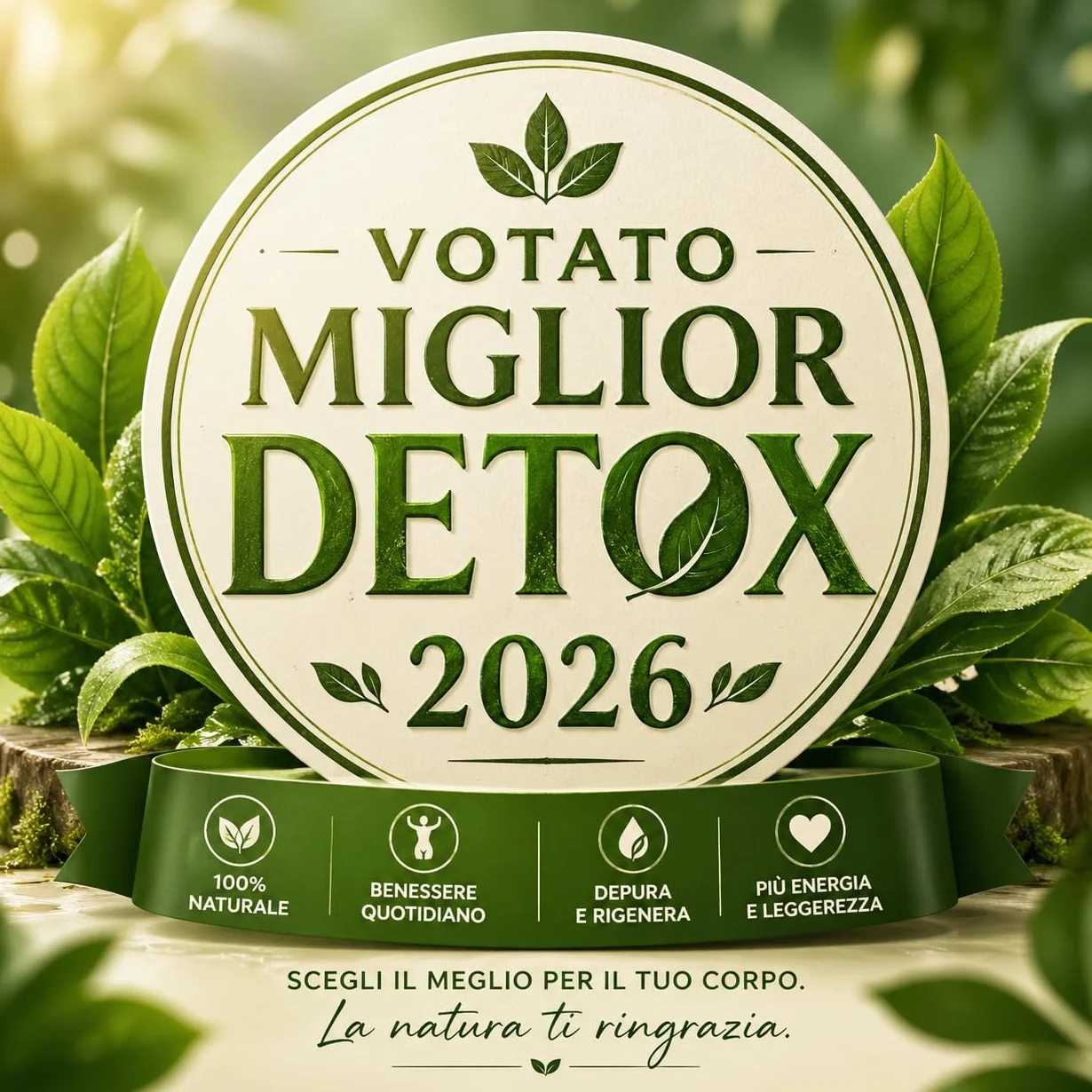 DETOX FORTE PULIZIA COMPLETA DELL'INTESTINO SGONFIA PANCIA FLORA SANA TRANSITO ELIMINA STIPSI 2025-2026