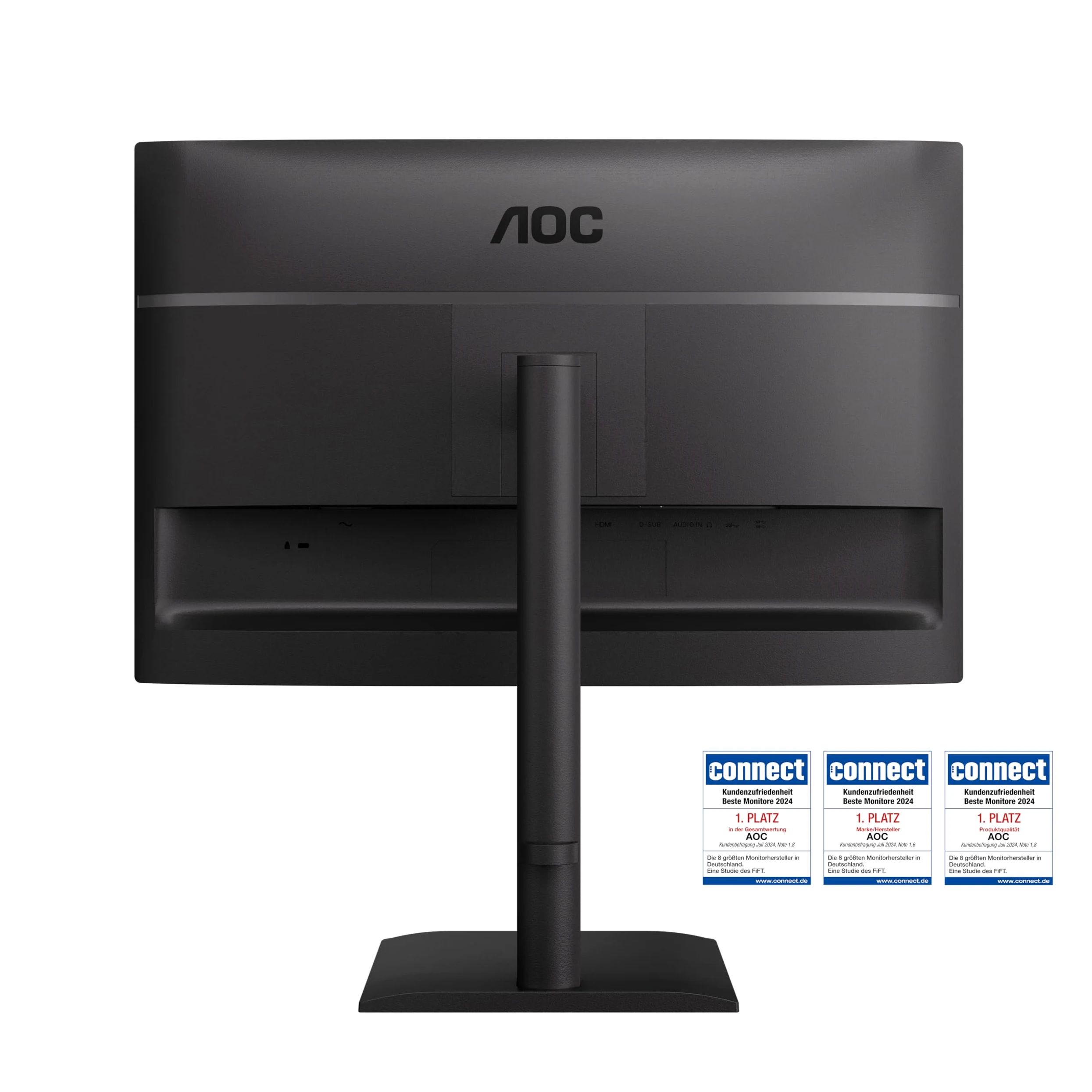 AOC Monitor X24E4U da 24 pollici WUXGA 100 Hz, pannello IPS, GtG 4 ms, sincronizzazione adattiva, modalità HDR, regolazione dell'altezza, altoparlanti, (1920 x 1200 HDMI 1x 1.4 DP 1x1.4 Hub USB) Nero