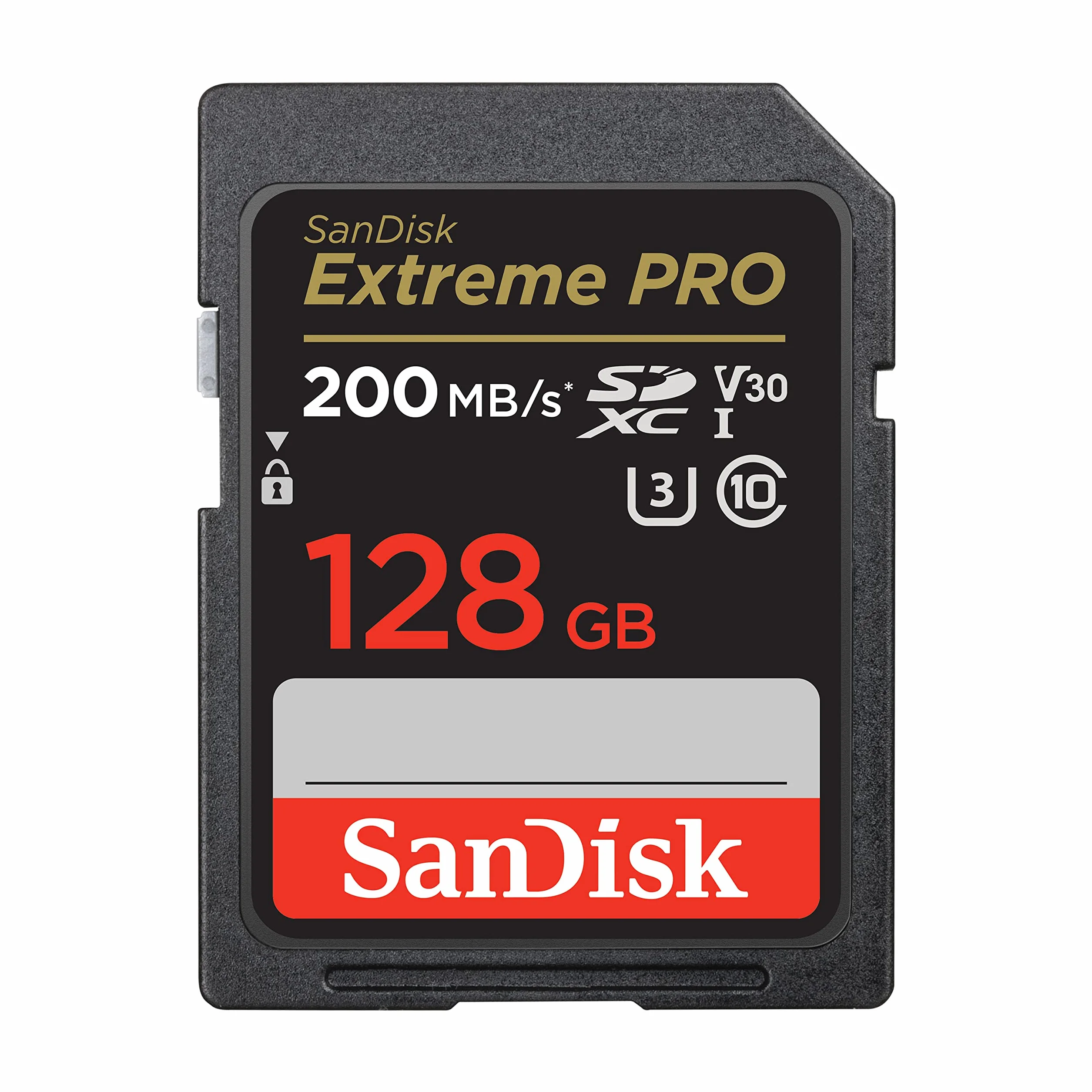 SanDisk 128GB Extreme PRO SDXC scheda UHS-I Class 10 U3 V30 200 MB/s