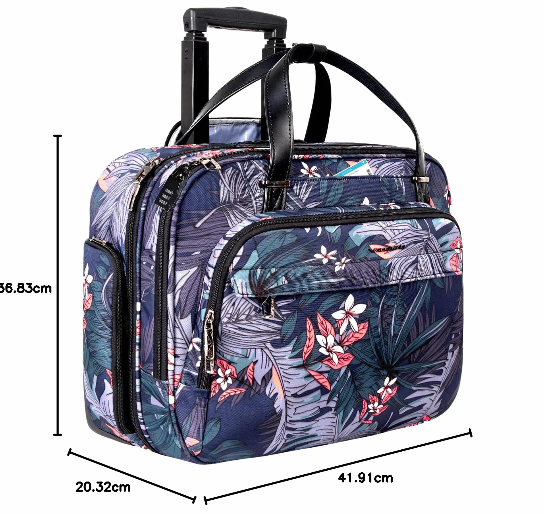 VANKEAN Borsa per computer portatile da donna e uomo, valigetta arrotolabile per laptop fino a 15,6 pollici