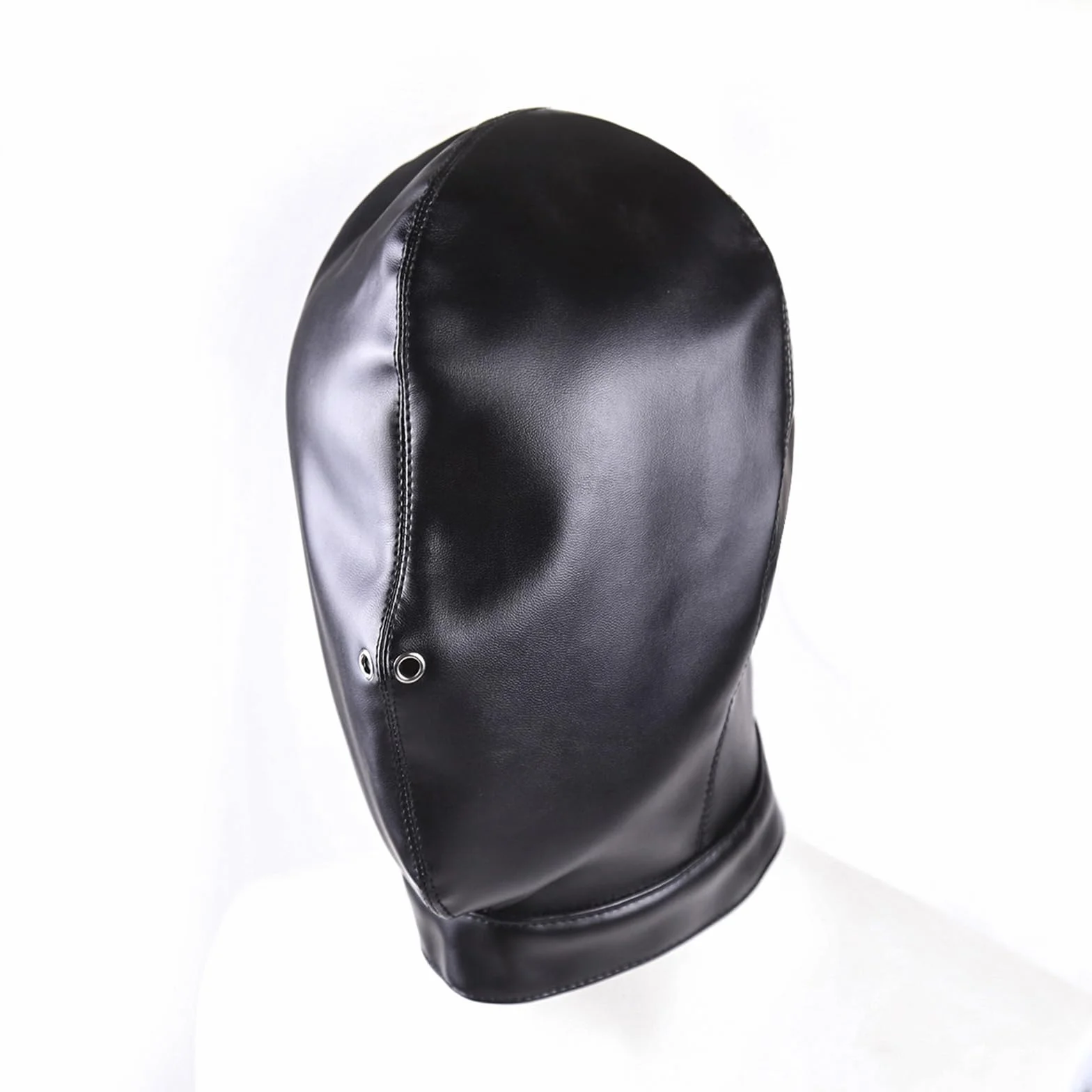 BDSM Maschera in Pelle Fetish Mask Copertura Completa Testa Bondage Sex Toys for Couples