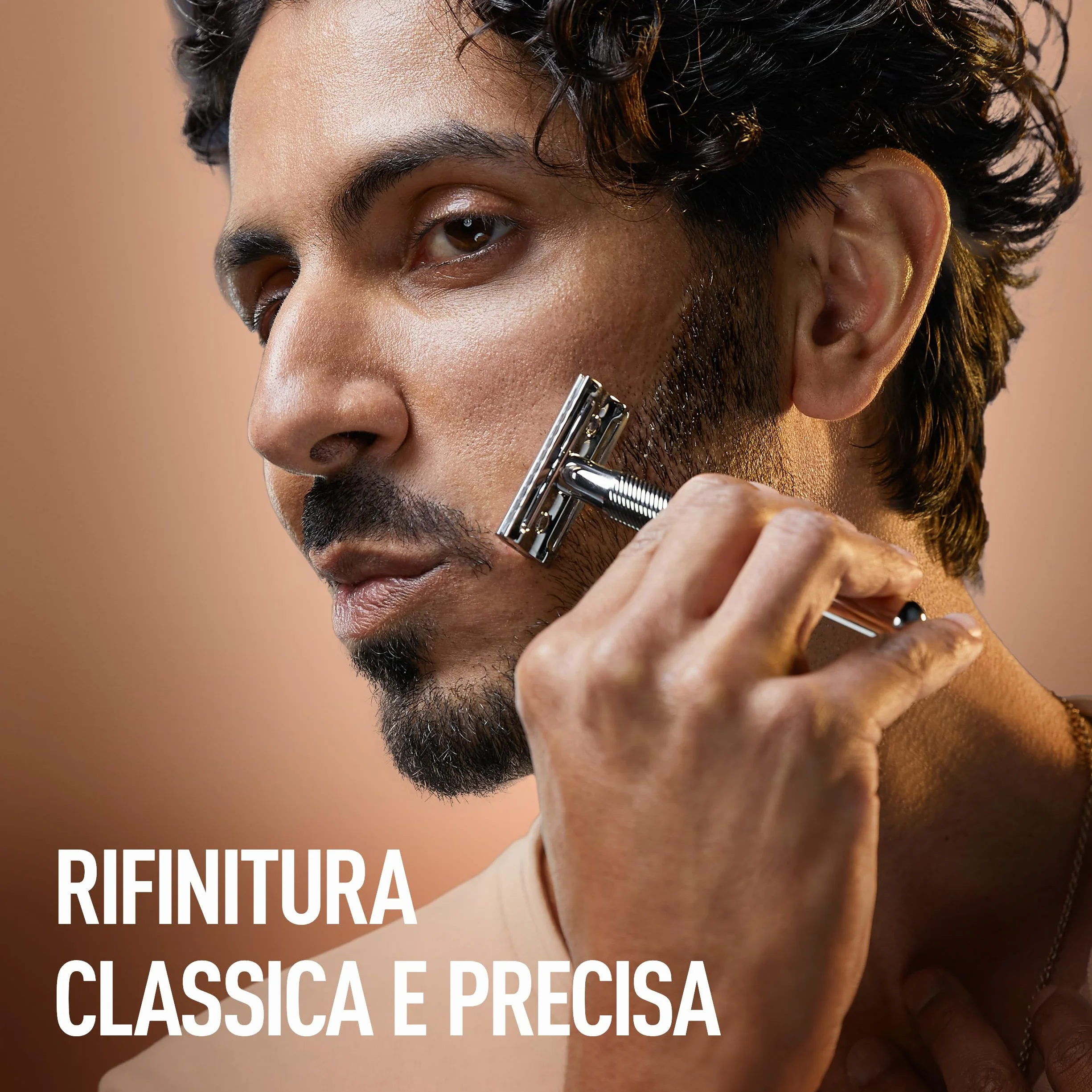 King C. Gillette Rasoio di Sicurezza in Acciaio Inossidabile con 5 Lamette Rivestite di Platino