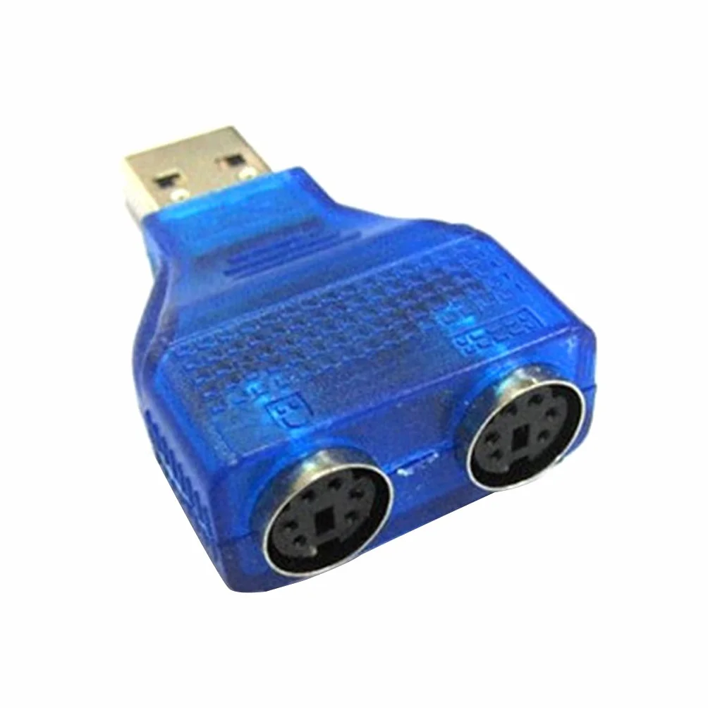 Adattatore convertitore USB maschio per PS2 femmina per PC, tastiera, mouse e cavo
