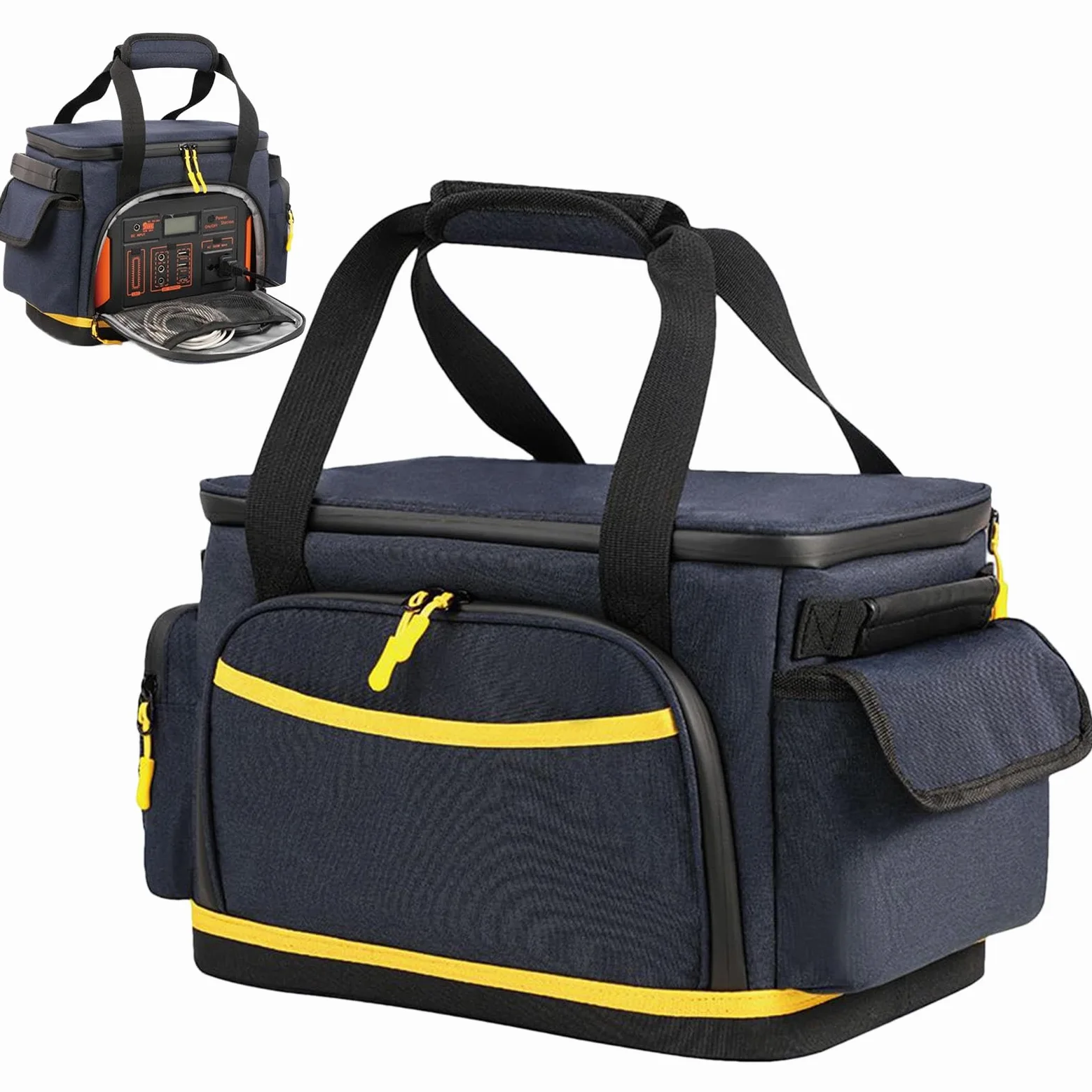 Borsa Porta Cavi Di Ricarica Tessuto oxford antistatico antiurto | Porta Cavi Di Ricarica Portatile Organizer Portatile Porta In Tessuto Oxford Per Cavi Elettronici Da Viaggio