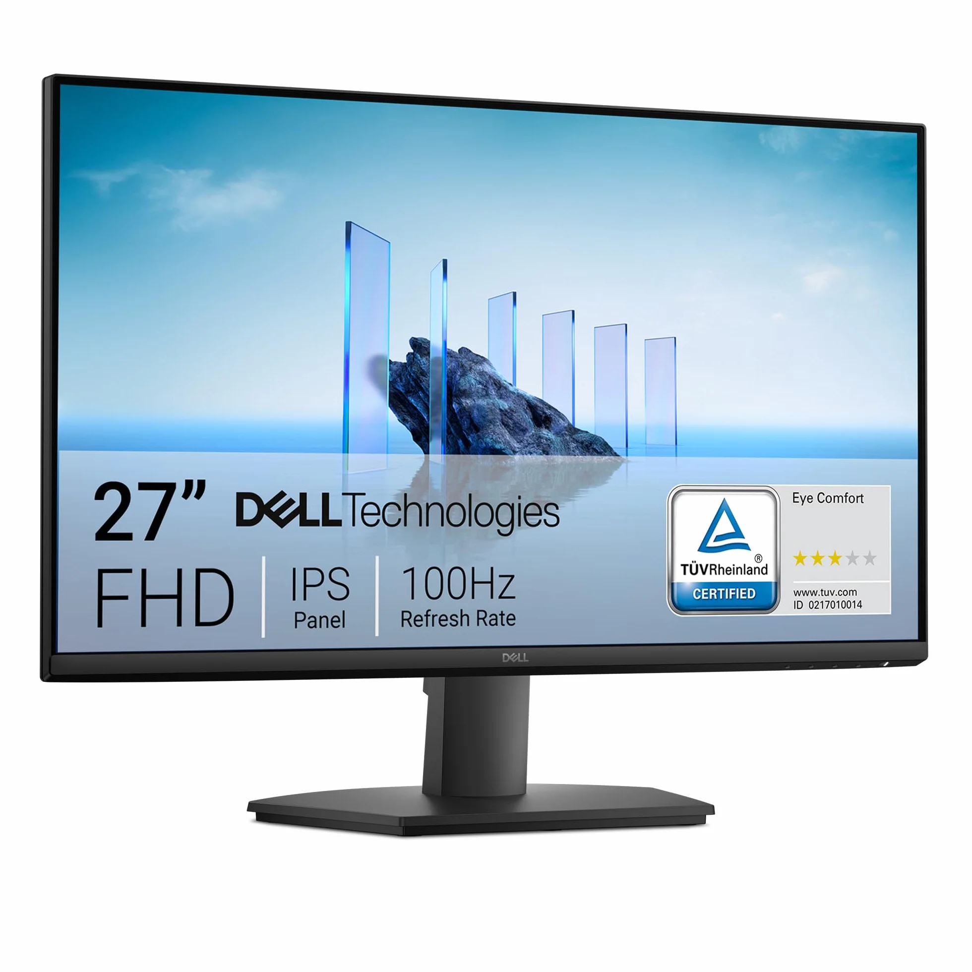 Dell 27 Monitor - SE2725HM, Full HD (1920x1080), 100Hz, IPS, 5ms, VESA (100x100mm), HDMI, VGA, 3 Anni di Garanzia, Nero