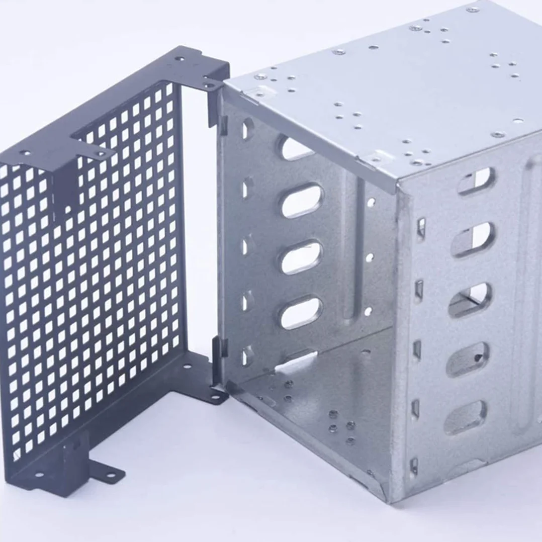5,25 Pollici a 5 X 3,5 Pollici HDD Cage Rack Hard Drive Disk Enclosure Vassoio Disco Rigido Adapter