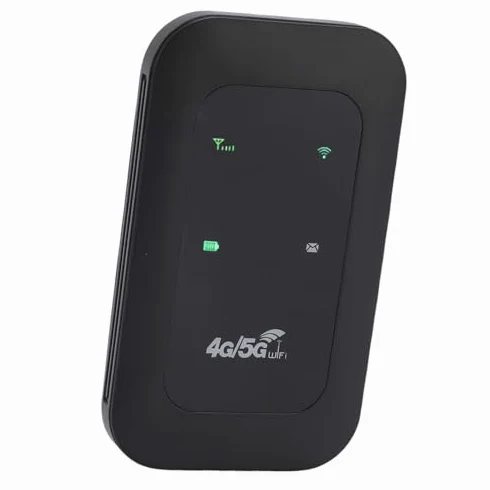 Ausla Router Mobile 4G 5G, Hotspot WiFi Portatile, Supporta 10 Dispositivi, velocità di 300 Mbps, Ideale per il Viaggio e l'uso Esterno