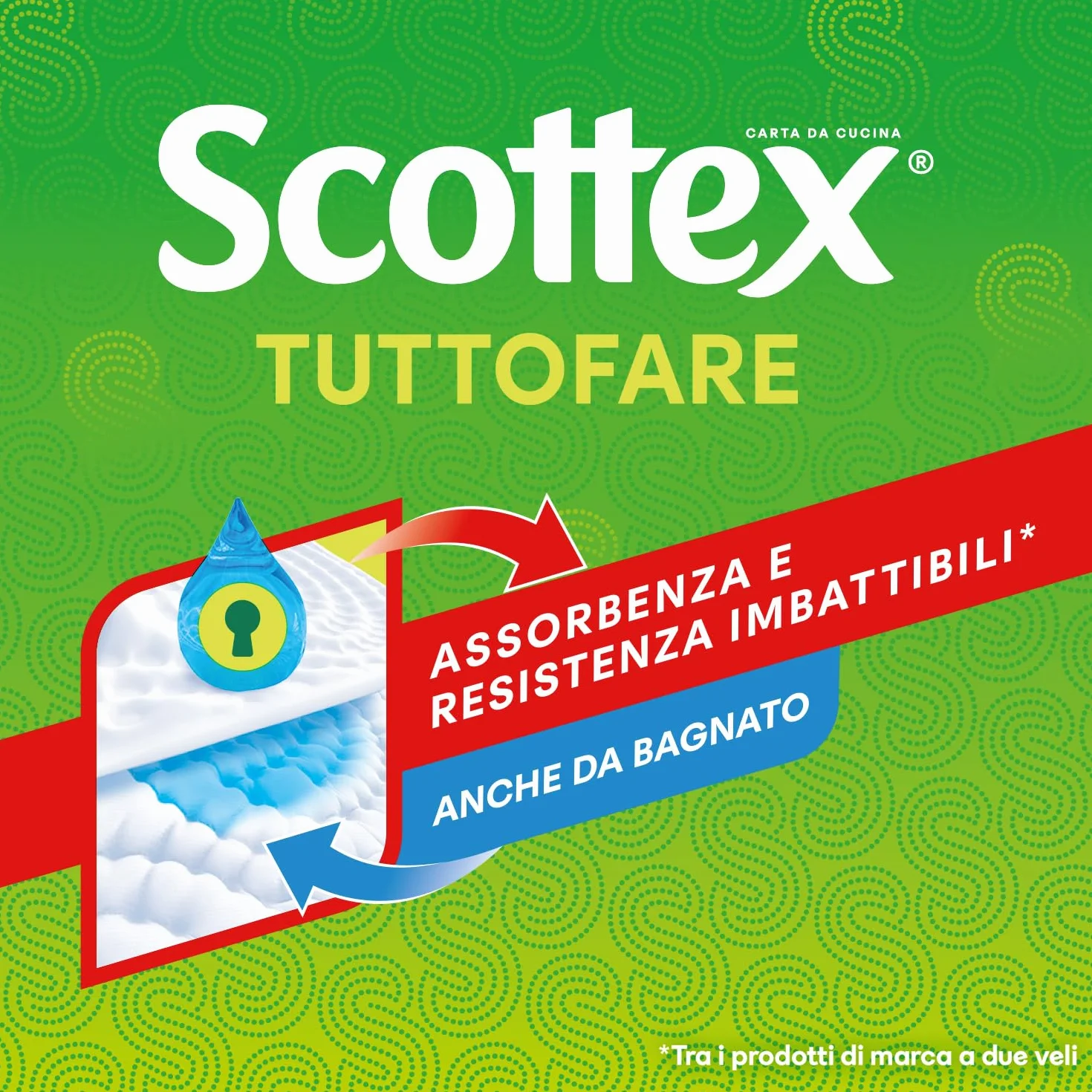 Scottex Tutto Fare Carta Da Cucina Ultra Assorbente 6 Maxi Rotoli