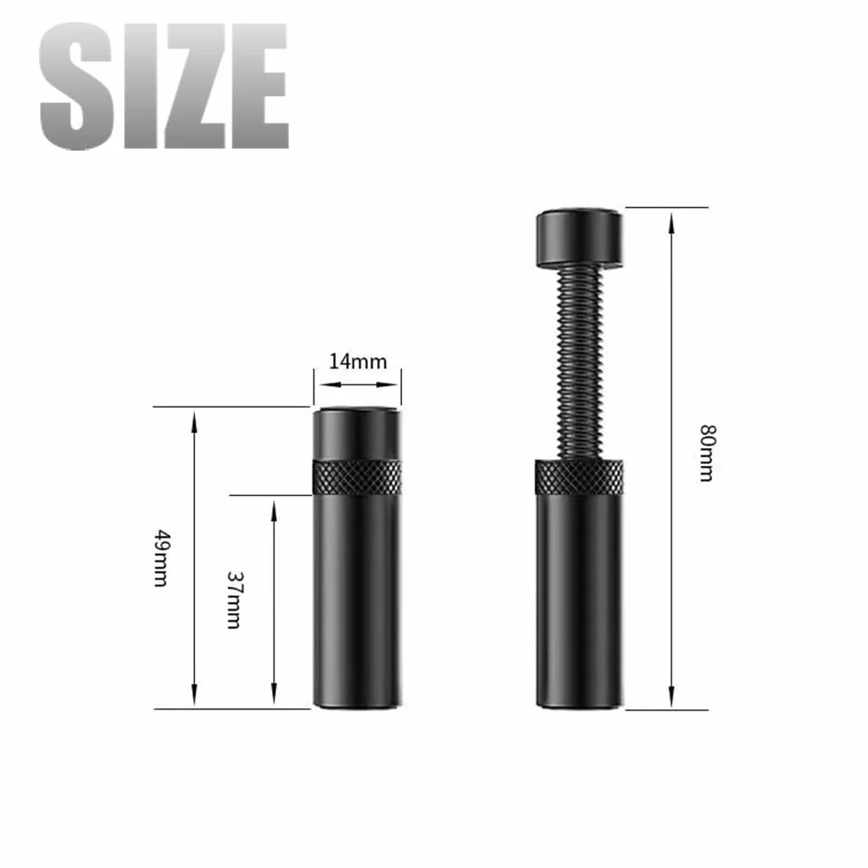 Staffa di Supporto per GPU Regolabile 49-80 mm in Lega di Alluminio Base Magnetica per Schede Grafiche 4080 Super Nero